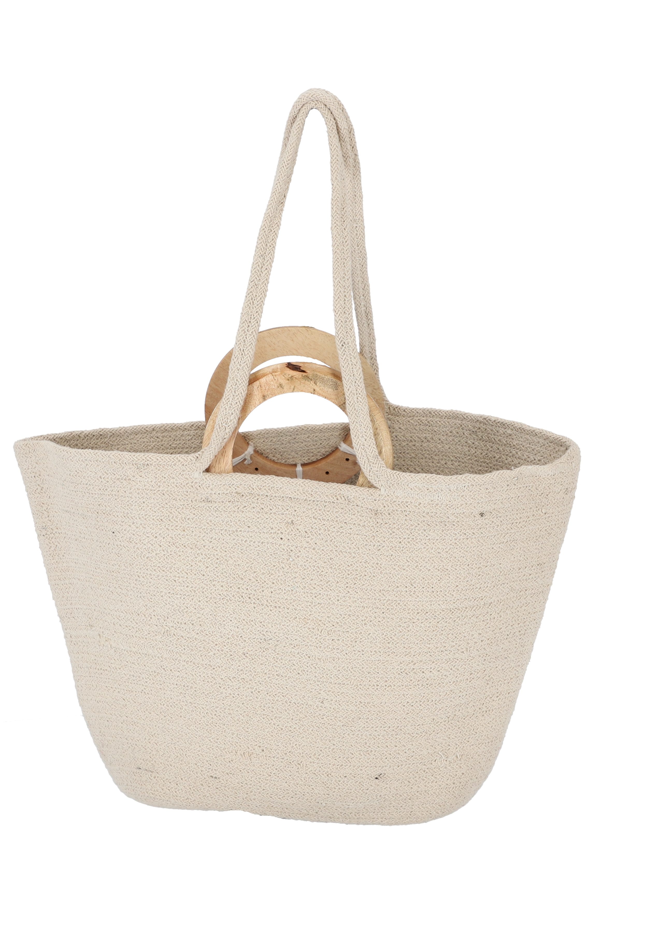 halsüberkopf Accessoires Strandtasche Tasche Baumwolle, mit zusätzlichen Henkeln