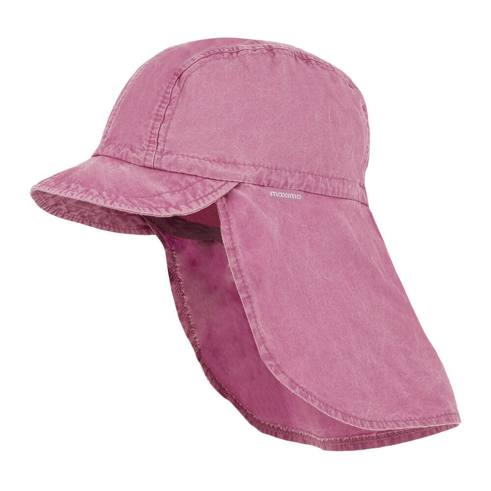 Schirmmütze GOTS MINI-Schildmütze, Nackenschutz, Bindeband, Waschoptik, UV