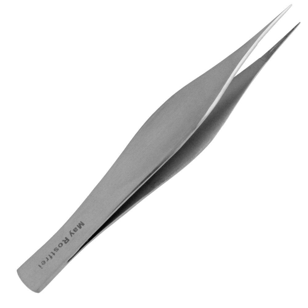 May Präzisionspinzette Technische Pinzette gerade und feine Spitze 11,5 cm lang