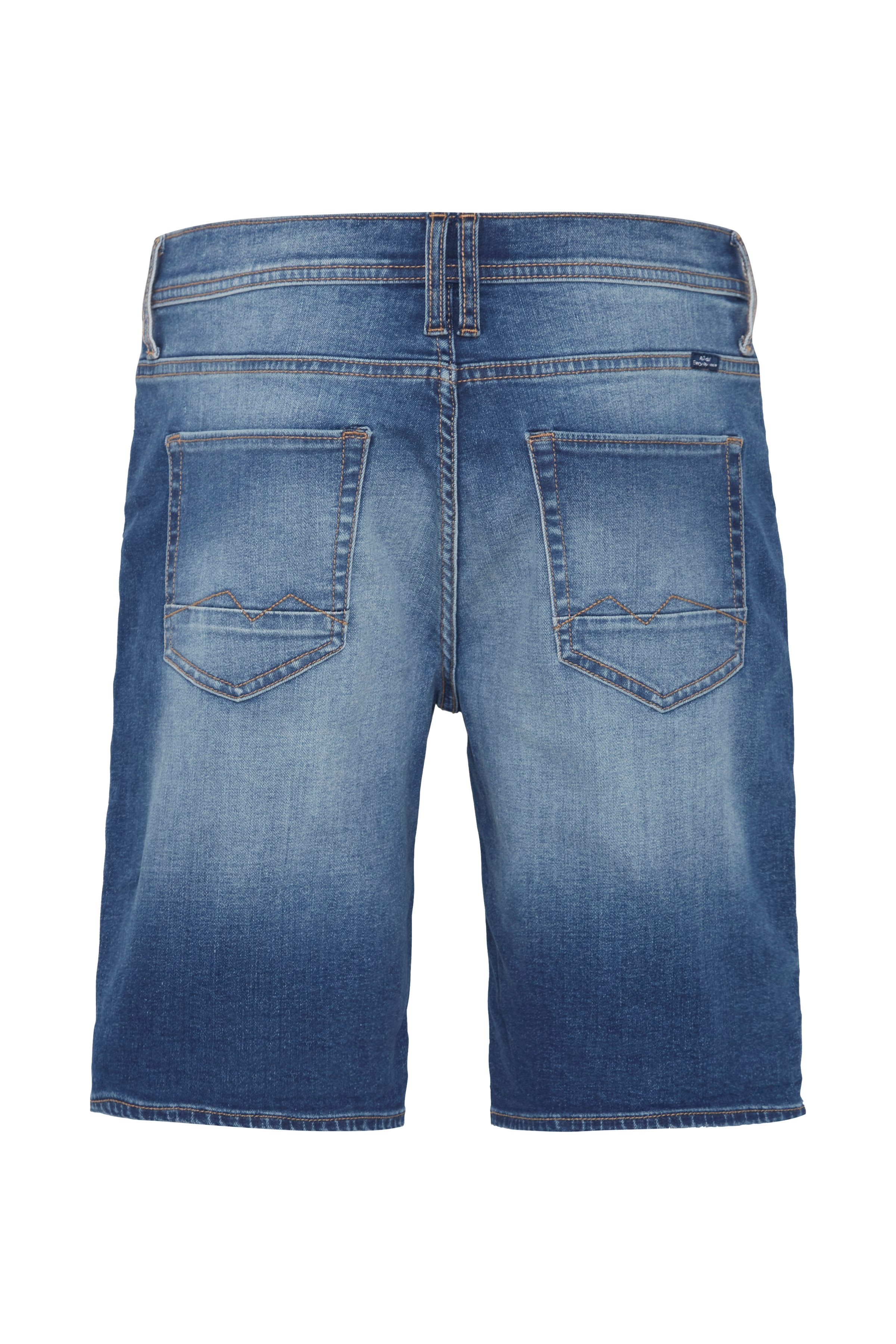 Blend Shorts BHTWISTER-denimshorts mit Markenlabel, aus Baumwollmischung, Regular Fit, knielange Form