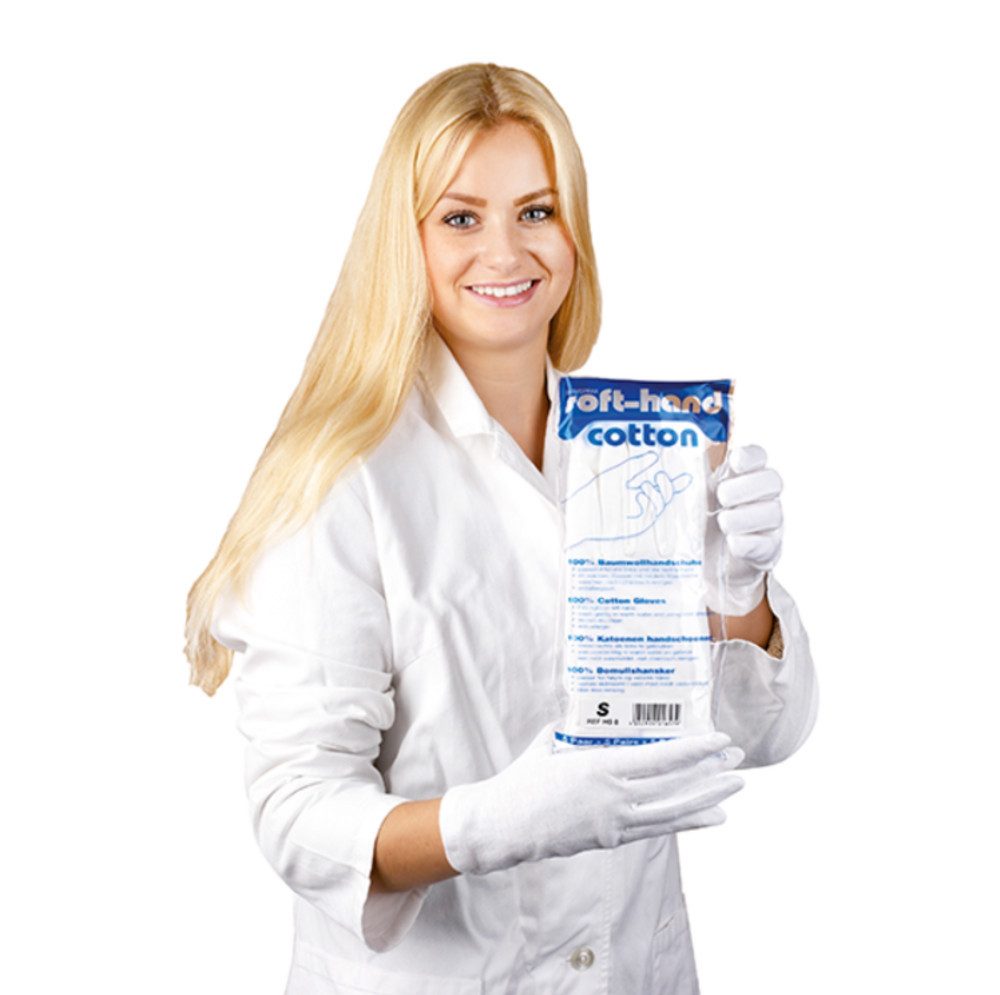 DocMed Baumwollhandschuhe Soft-Hand Cotton Zwirnhandschuhe (Baumwollhandsch günstig online kaufen