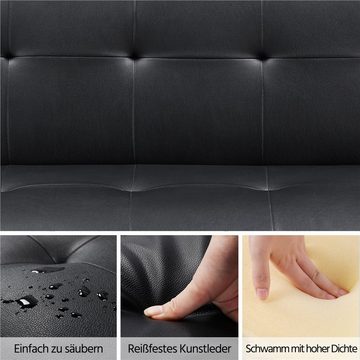 Yaheetech Schlafsofa, Couch Bettsofa Klappsofa Gästebett