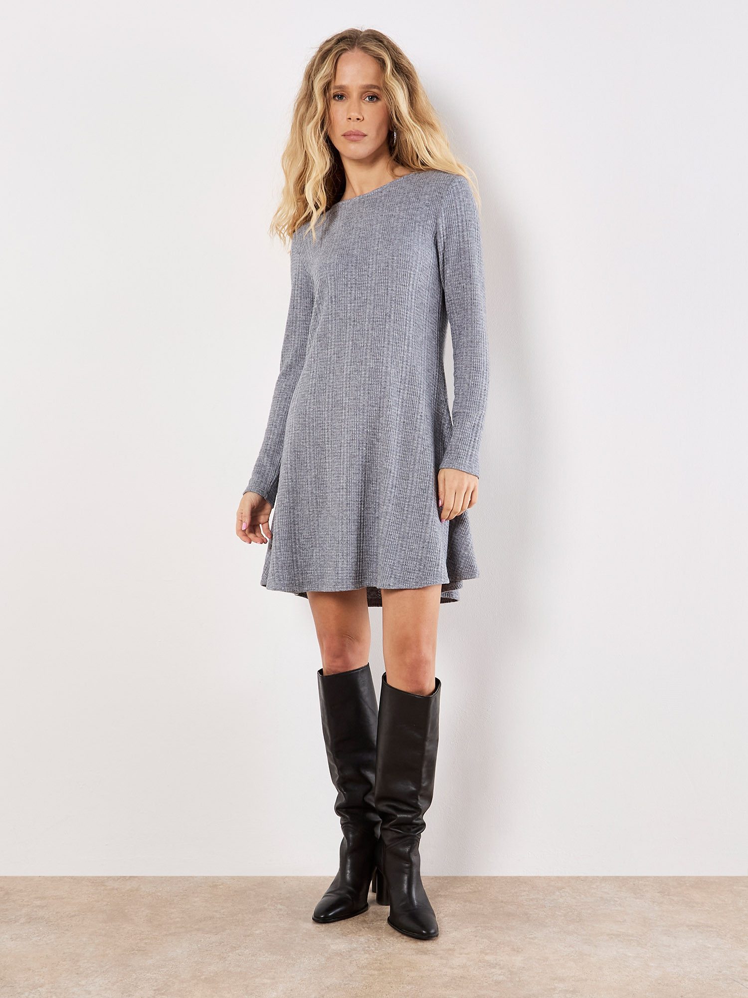 Apricot Minikleid Minikleid, mit Waffelmuster günstig online kaufen