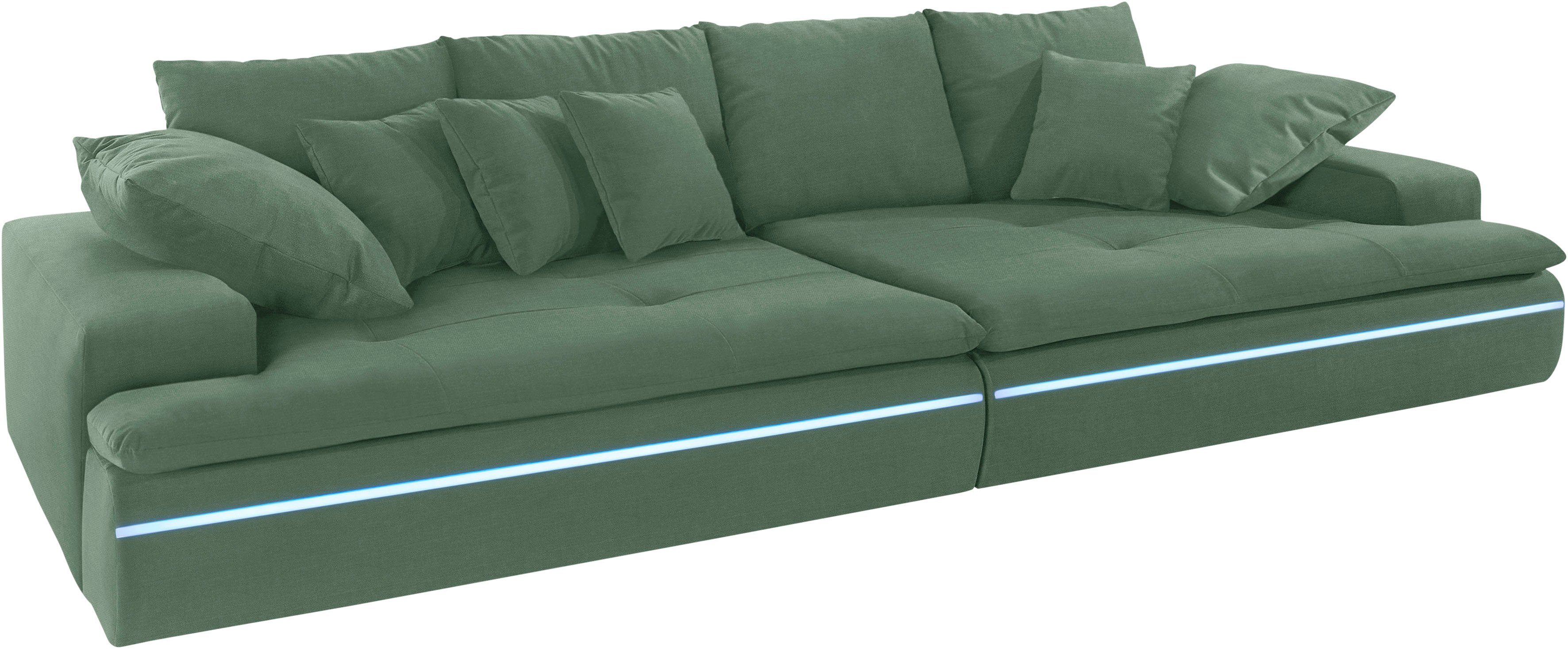 Mr. Couch Big-Sofa, wahlweise mit Kaltschaum (140kg Belastung/Sitz) und  AquaClean-Stoff