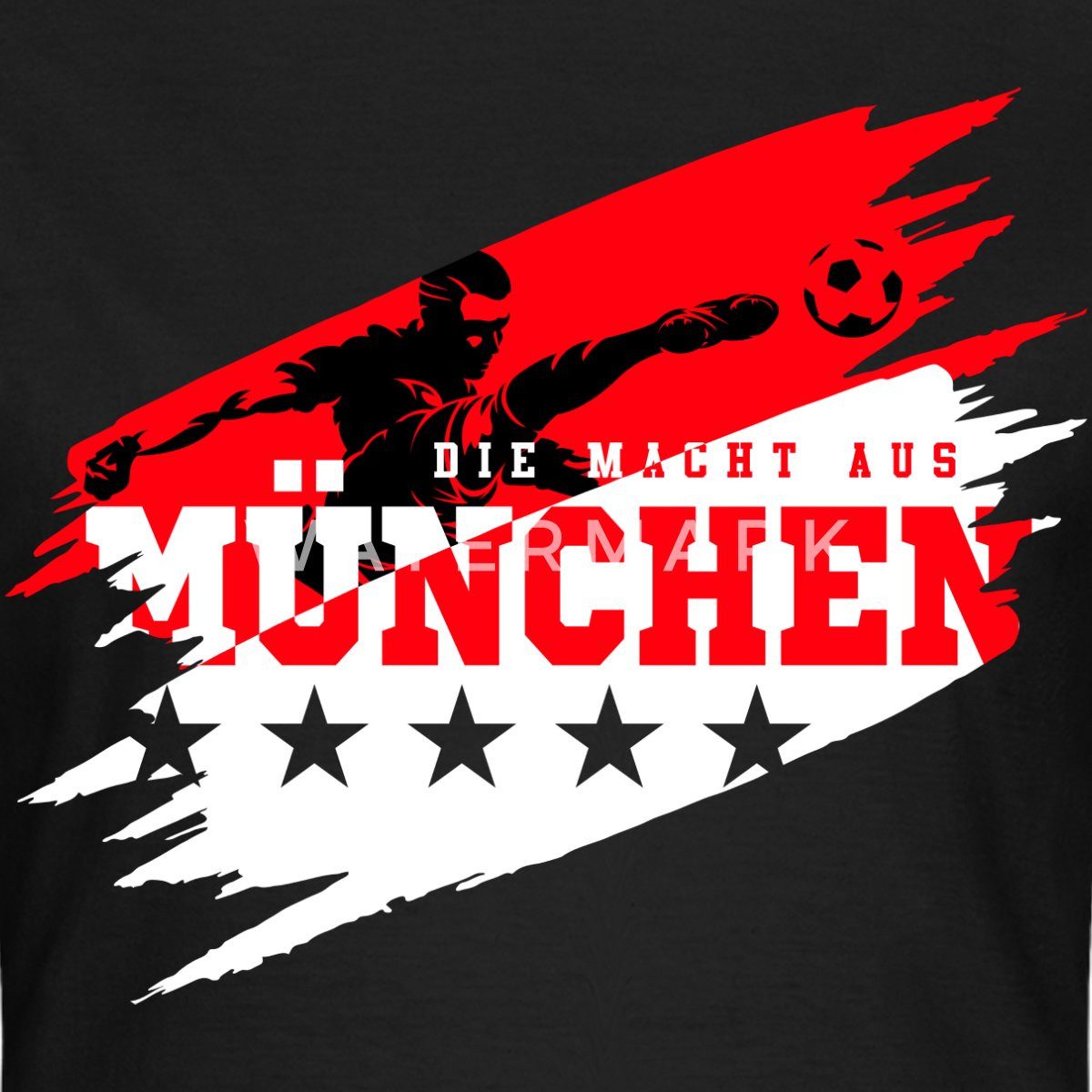Spreadshirt T-Shirt Die Macht Aus München Ultra Fußball Fan Frauen T-Shirt günstig online kaufen