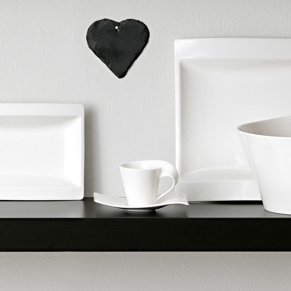 Villeroy & Boch Espressotasse NewWave, Porzellan, Spülmaschinengeeignet