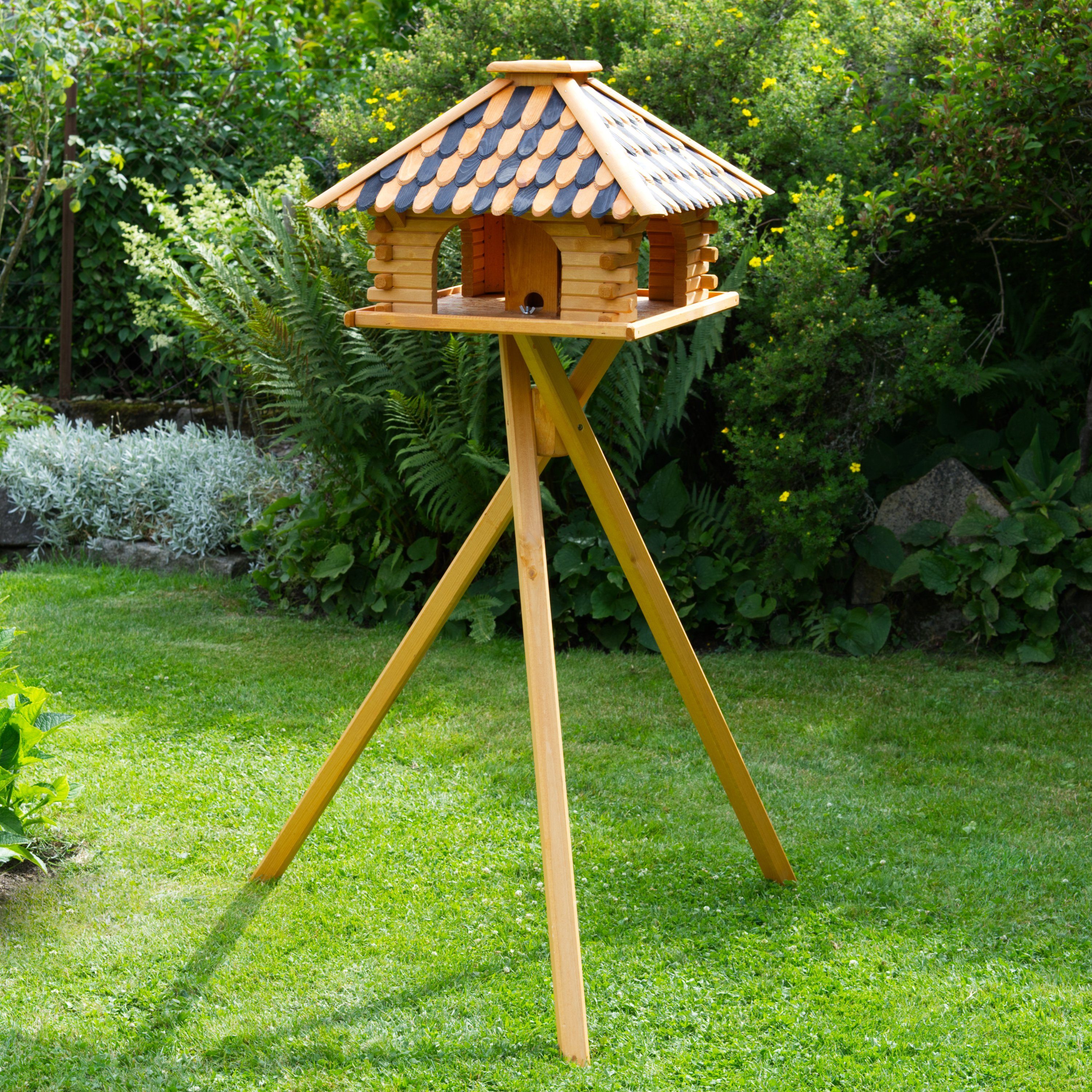 Vogelhaus Vogelhaus in versch. Farben und Solarbeleuchtung V20
