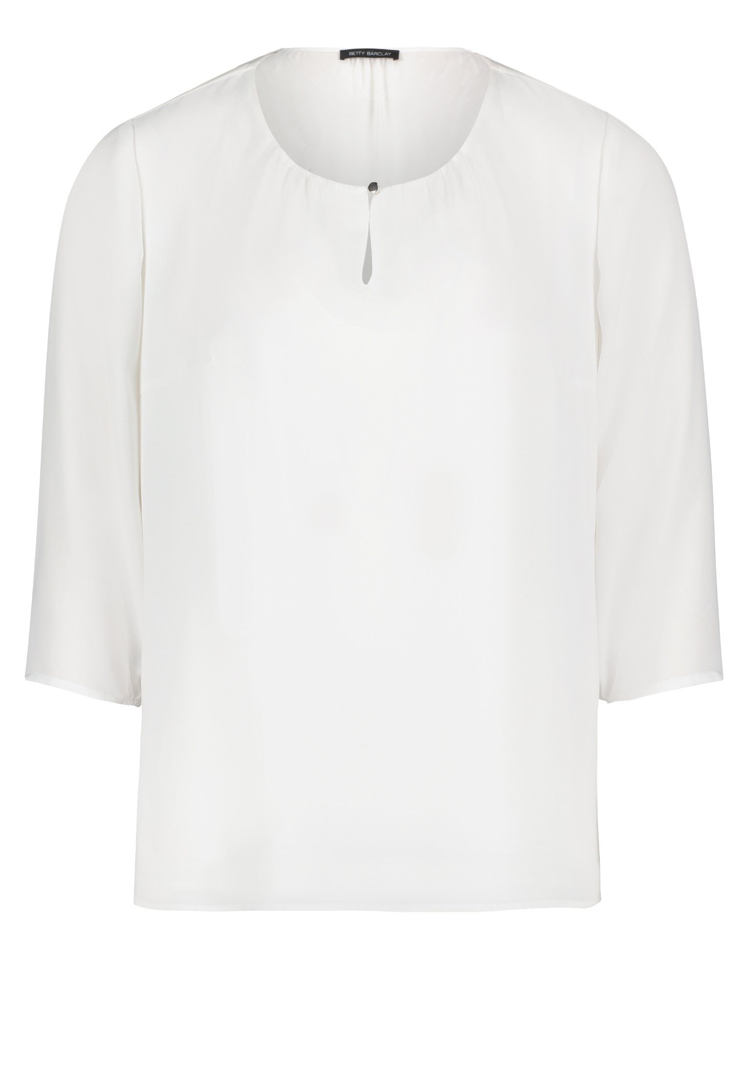 Klassische Bluse Bluse Kurz 3/4 Arm