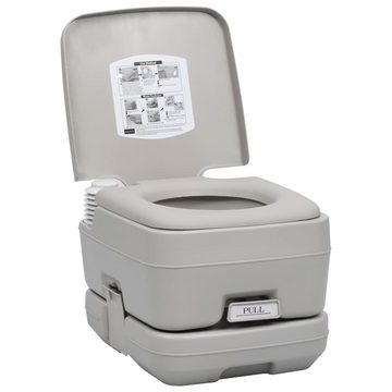 DOTMALL Campingtoilette Reisetoilette 10L,mit 10-Liter Fäkalientank, tragbar