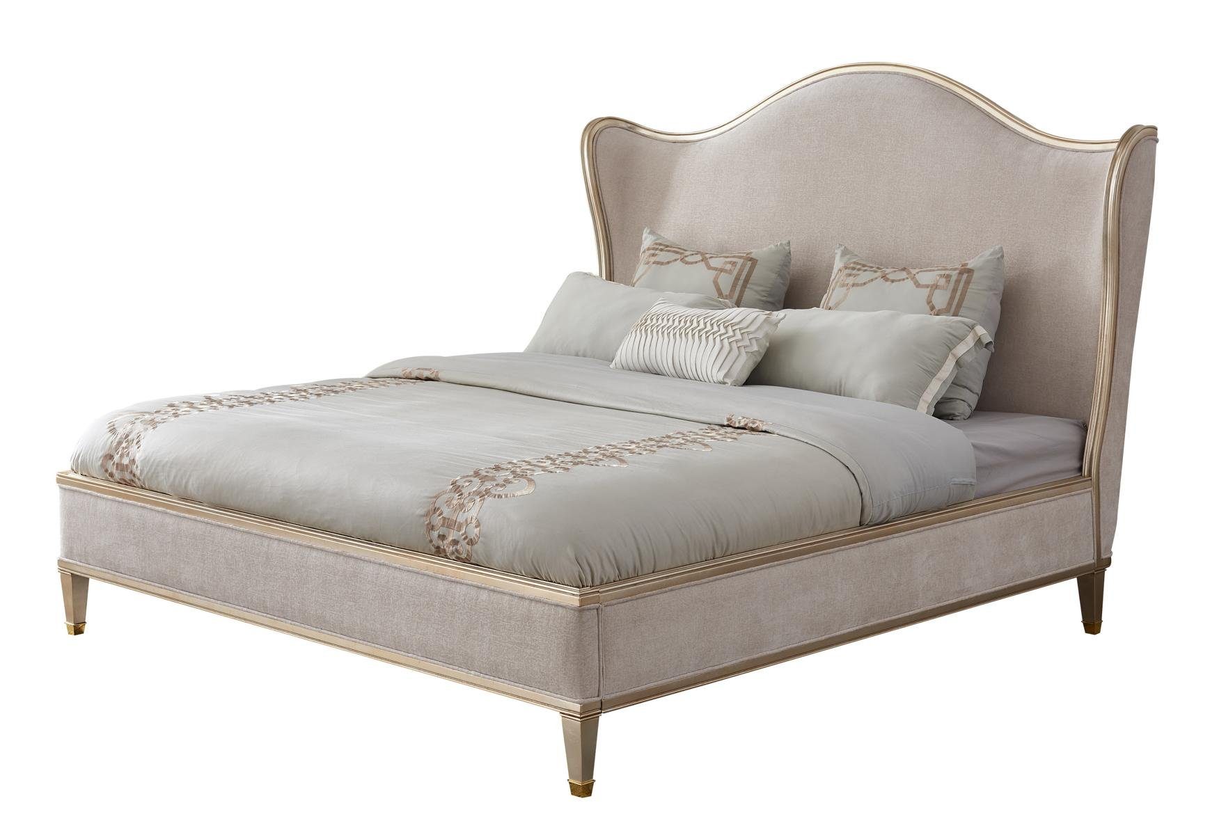 Modernes Luxus Design Bett, JVmoebel Textil Betten Doppel Ehe Polster Bett 180x200