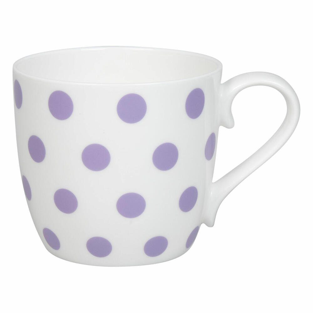 Könitz Becher Dots - Lila, 425 ml, Bone China