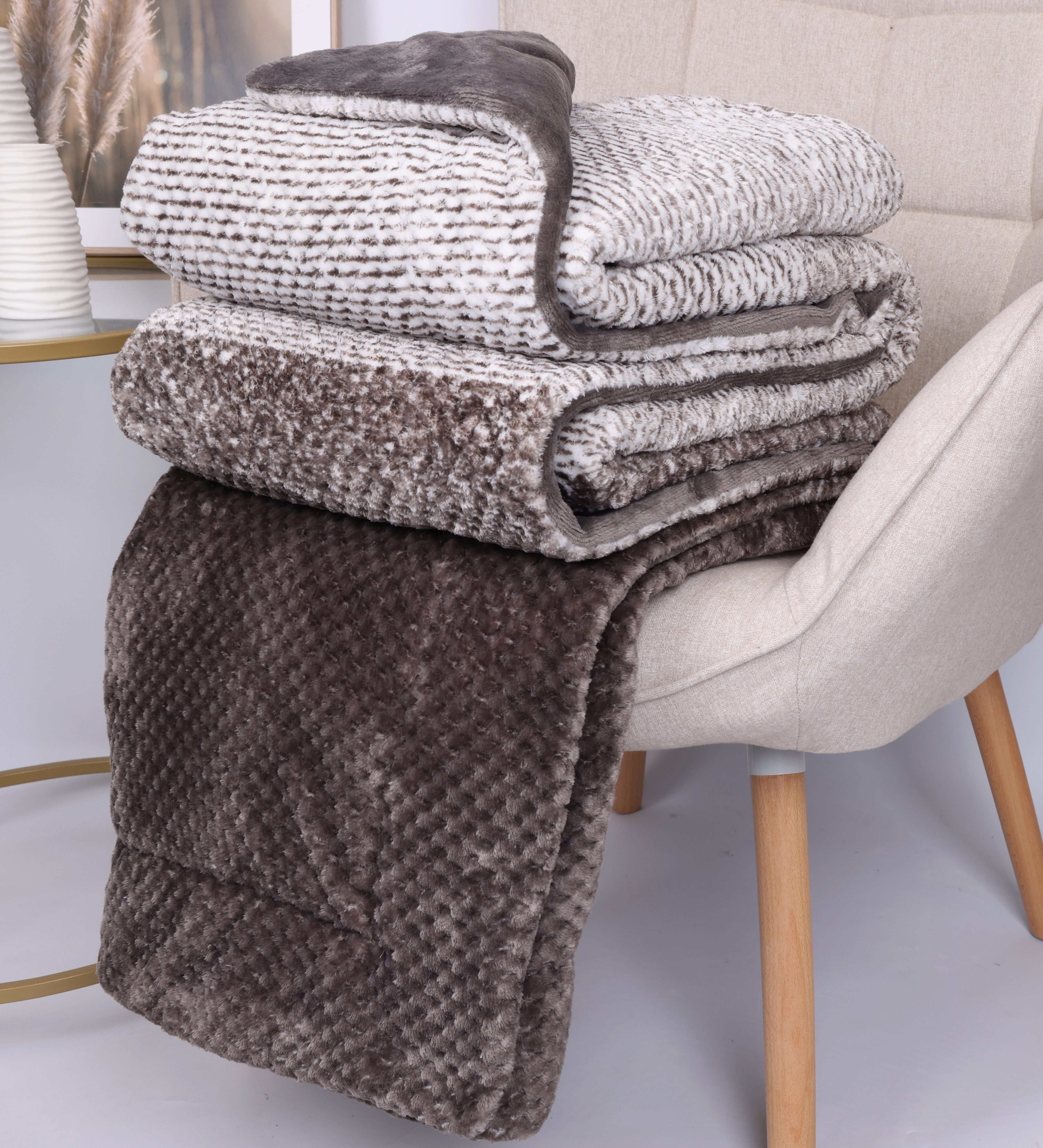 Wohndecke Kuscheldecke XXL MAILAND 150 cm günstig online kaufen