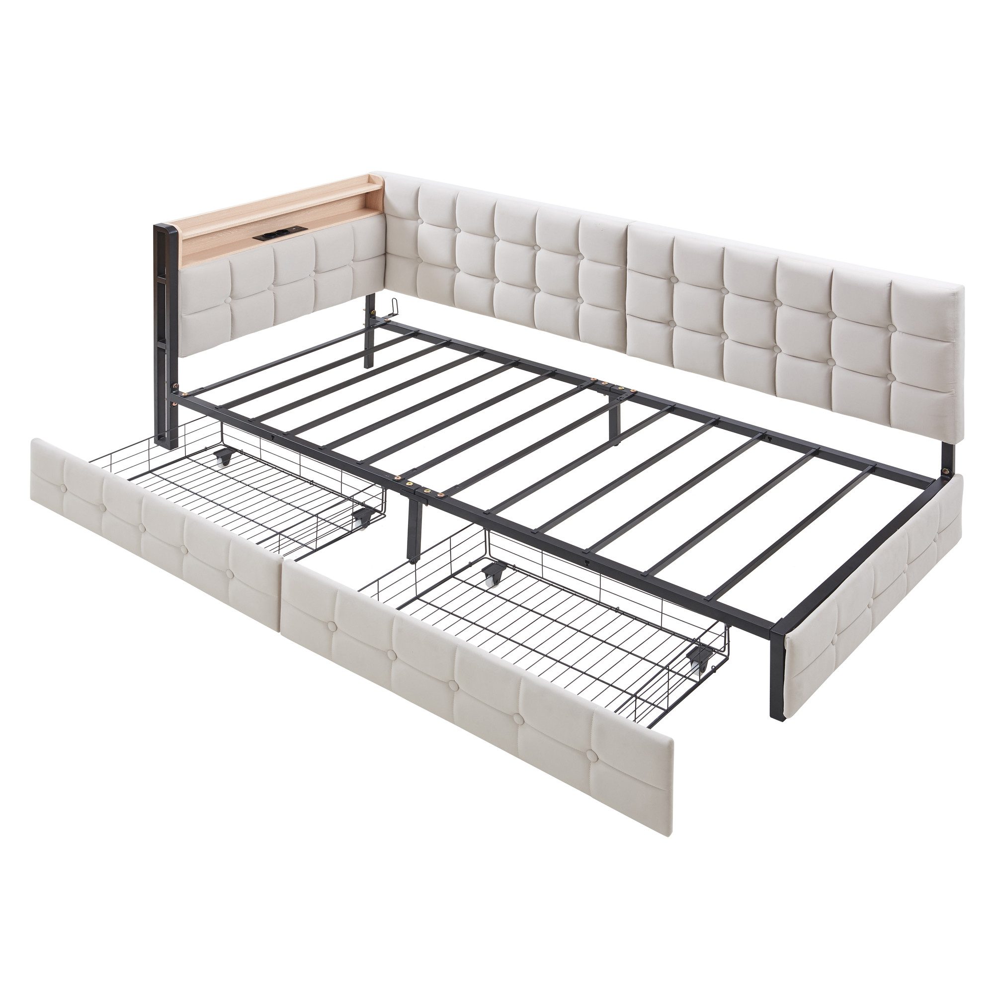 KLAM HOME Schlafsofa 90 X 200cm günstig online kaufen