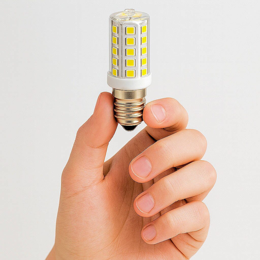 VABIONO LED-Leuchtmittel Kühlschrank-Lampen E14 3W 230V Birne Glühbirne Sparlampe (2Stück), E14, 2 St., 6000K, Kostenloser Versand
