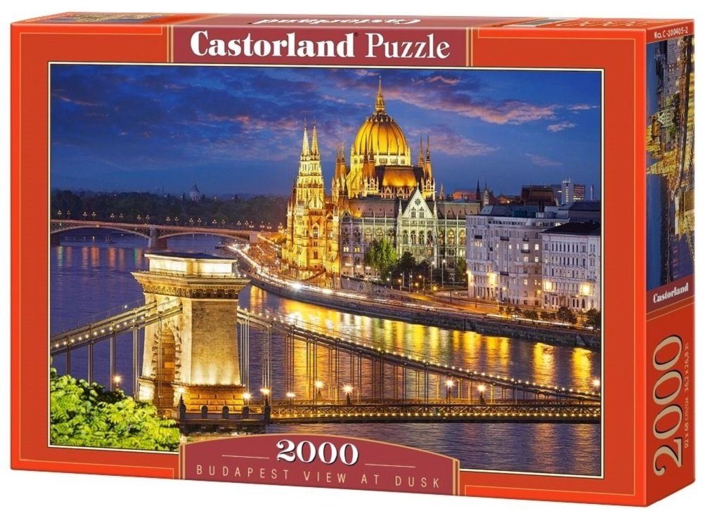Castorland Puzzle Landschaften, Malerei, Fantasie, Maritim, Stillleben, Tiere, 2000 Puzzleteile bunt : Budapest