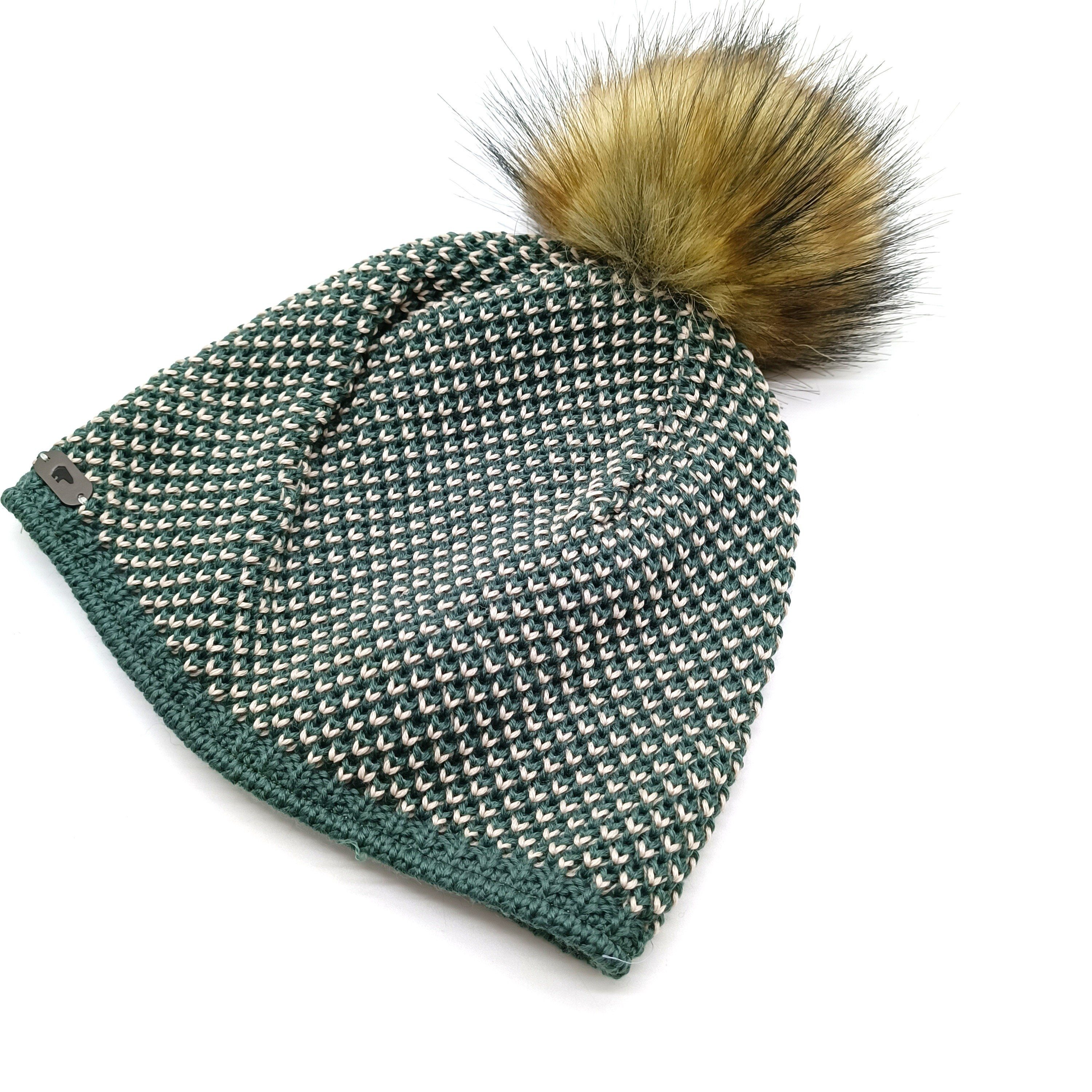 Eisbär Strickmütze Sanja Lux grün
