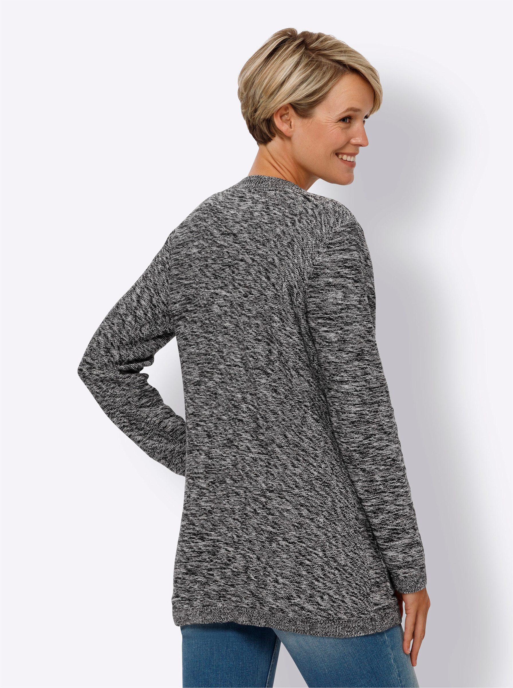 Sieh an! Strickjacke Longstrickjacke . günstig online kaufen