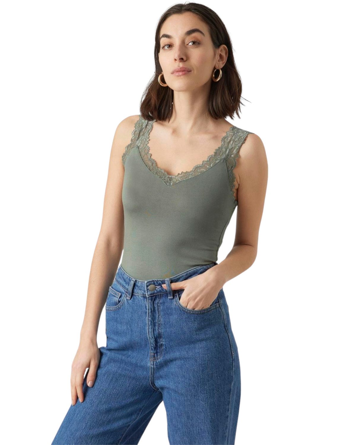 Vero Moda Spitzentop (Set, 2er-Pack) Basic günstig online kaufen