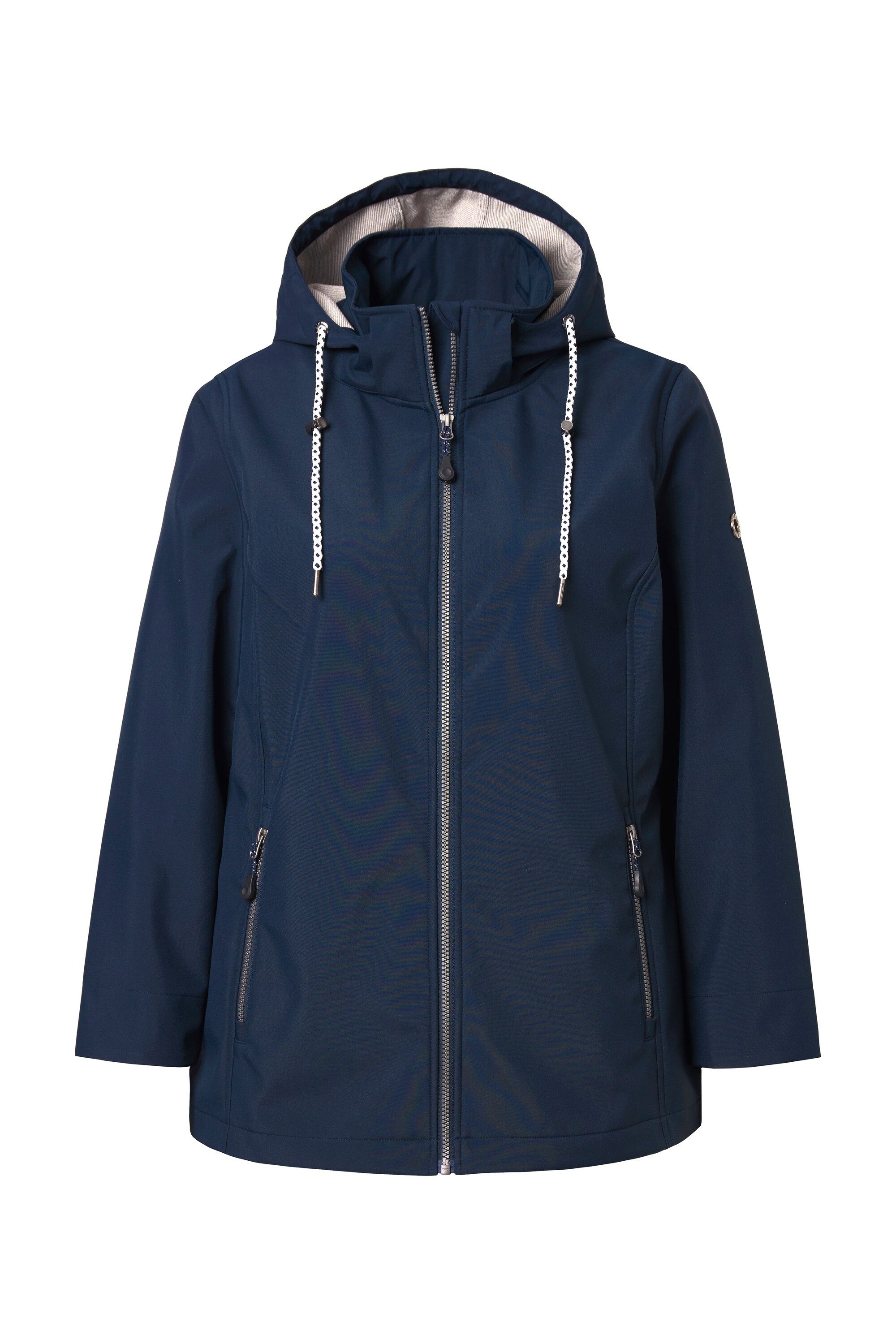 Ulla Popken Softshelljacke HYPRAR Softshelljacke wasserabweisend günstig online kaufen