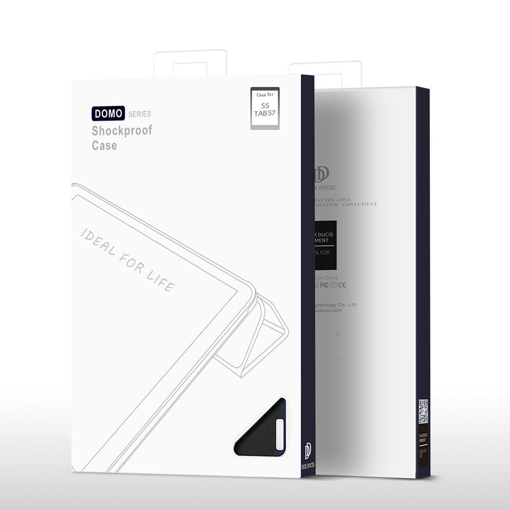 Dux Ducis Tablet-Hülle Domo kompatibel mit Samsung Galaxy Tab S7 / S8 11", Standfunktion, Stifthalter und faltbares Smart Cover – Bild 5 von 5