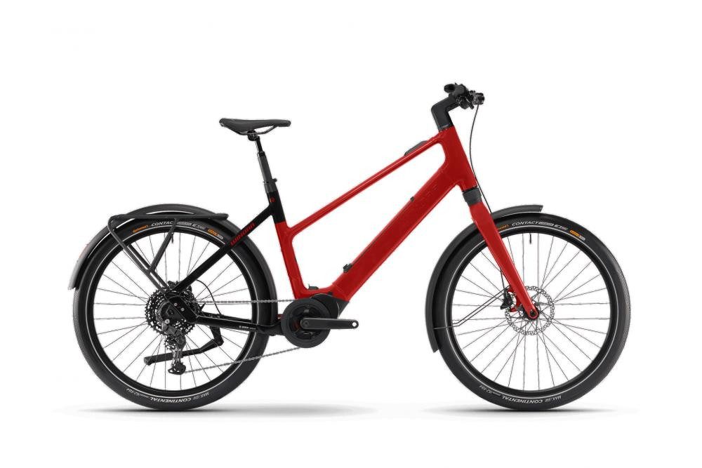 E-Bike iRide Pure X10 HIGH i400Wh 10-G Cues 24 Wi BSXM GL_red/black Rh L
