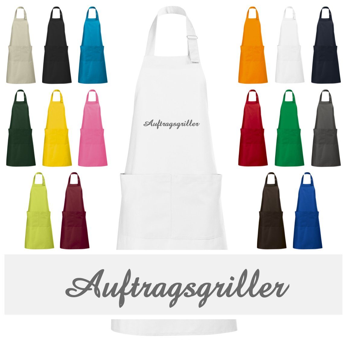 Schnoschi Grillschürze Hochwertige Grillschürze mit Auftragsgriller günstig online kaufen