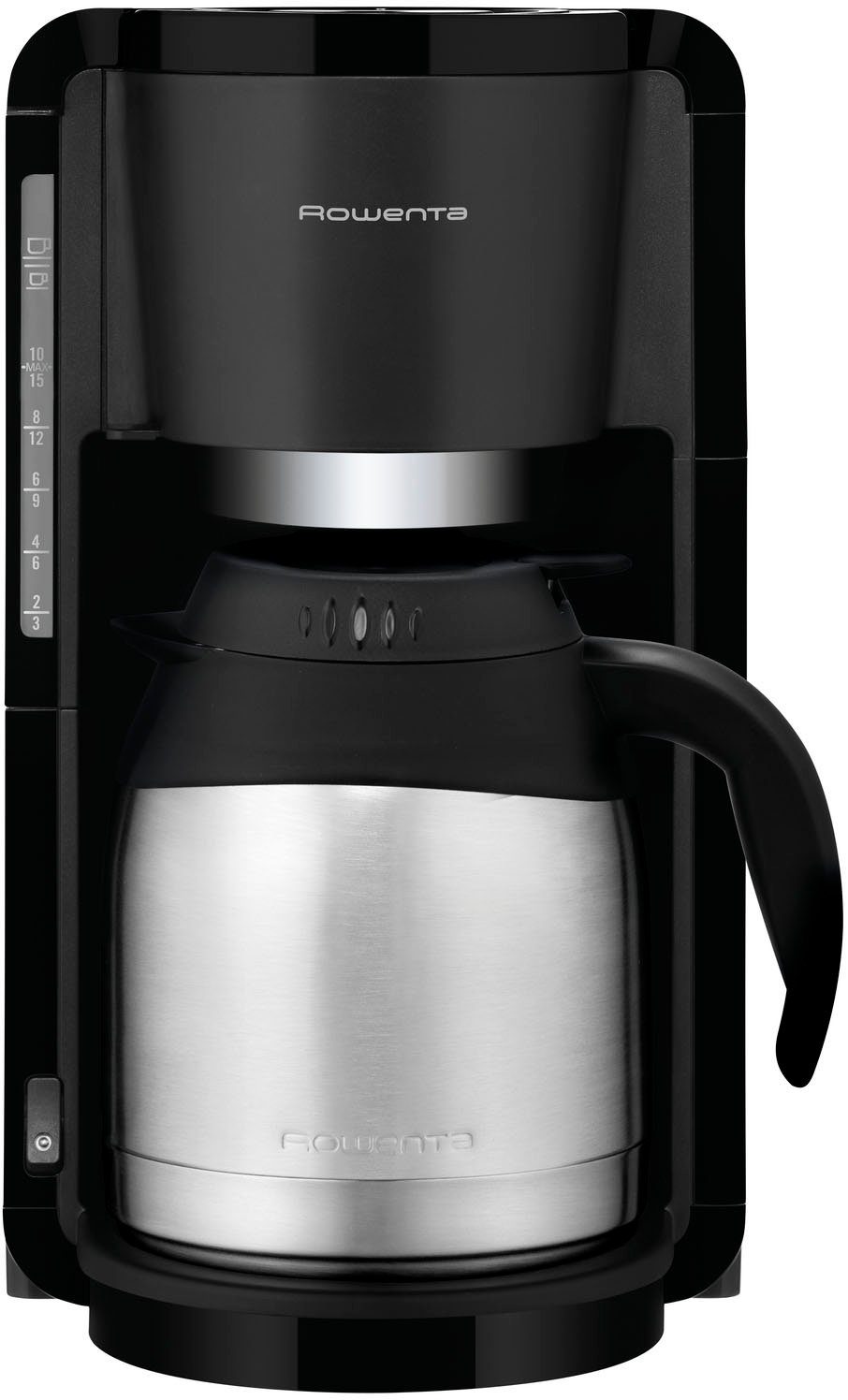 Rowenta Filterkaffeemaschine CT3801 Adagio, 1,25l Kaffeekanne, 1x4, Edelstahl- Thermokanne, 10-15 Tassen, 1,25 L, Automatische Abschaltung