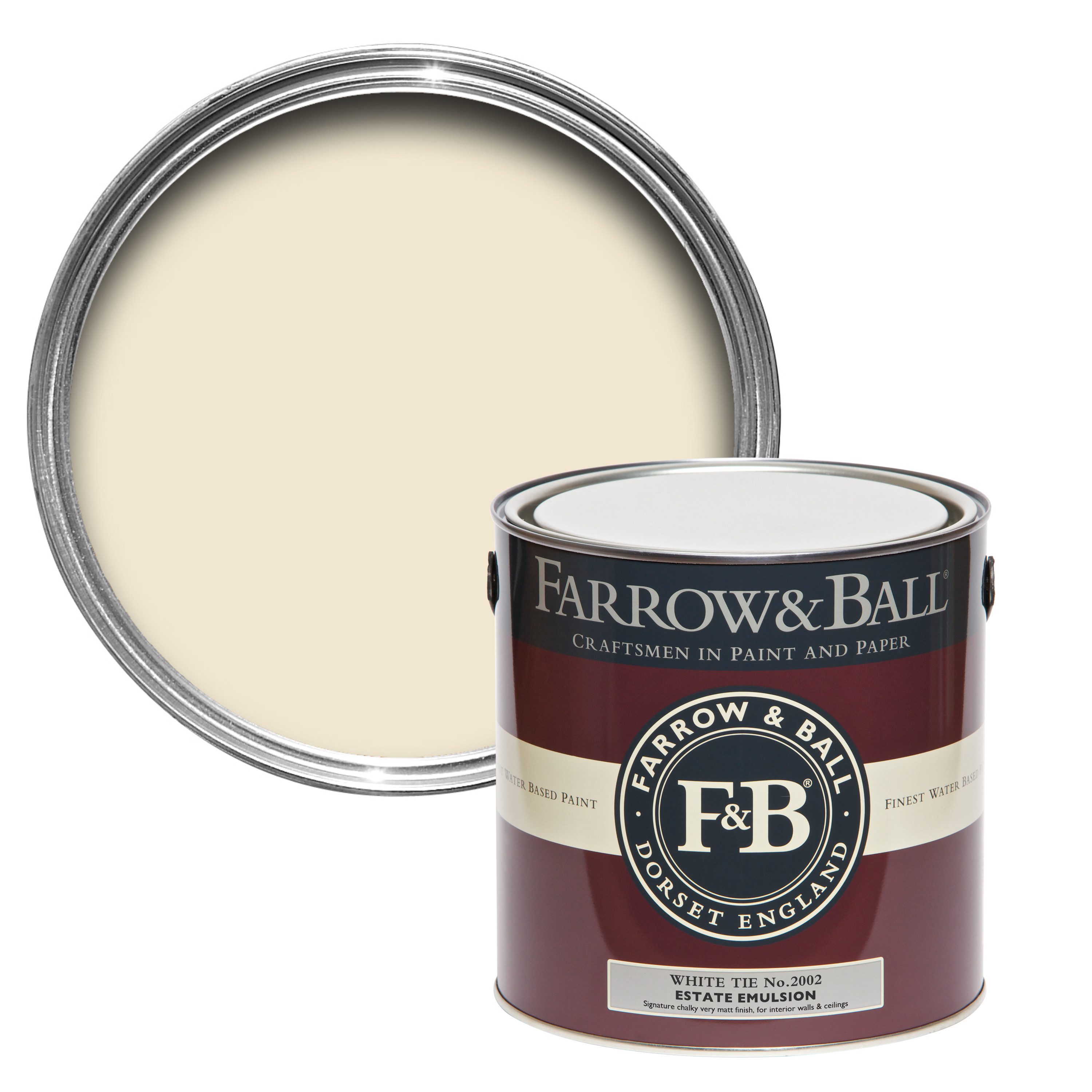Wandfarbe Farrow and Ball - White Tie 2002