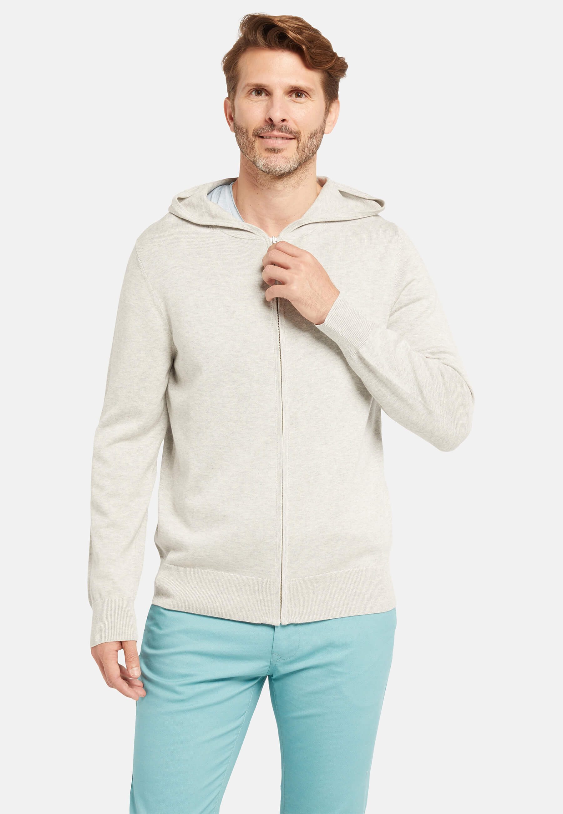 Lawrence Grey Kapuzenstrickjacke Strickjacke Mit Reißverschluss Und Kapuze