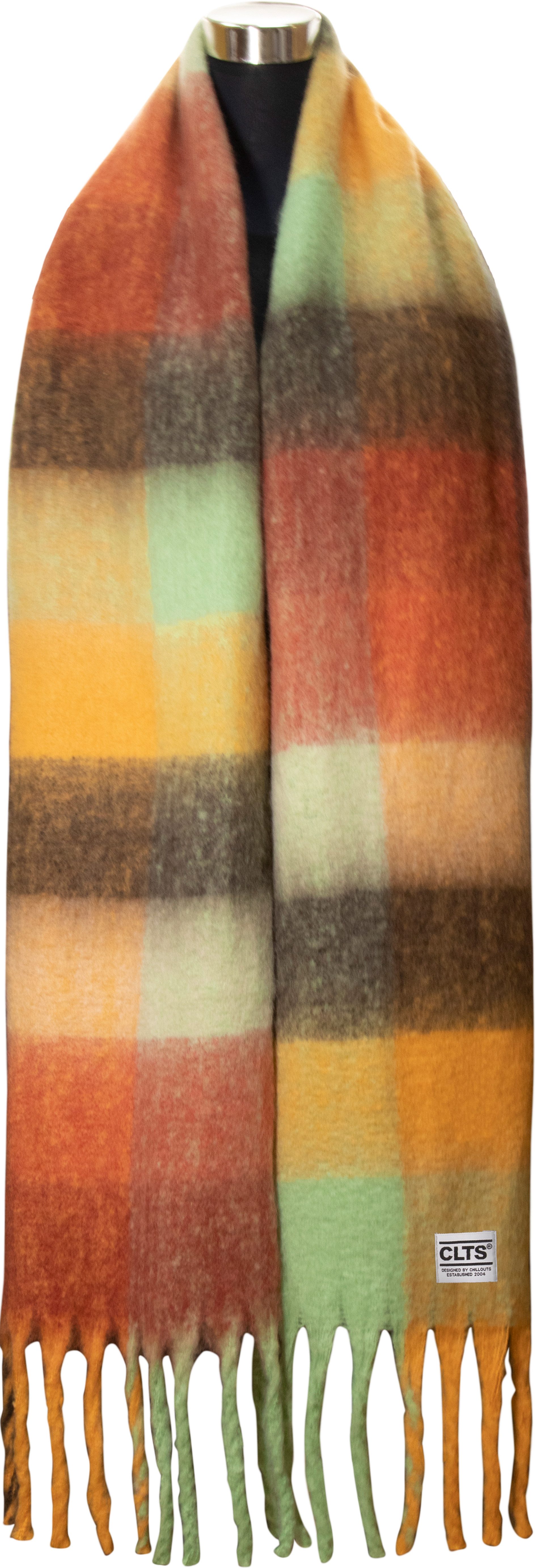 chillouts XXL-Schal Gero Scarf, mit dicken Fransen