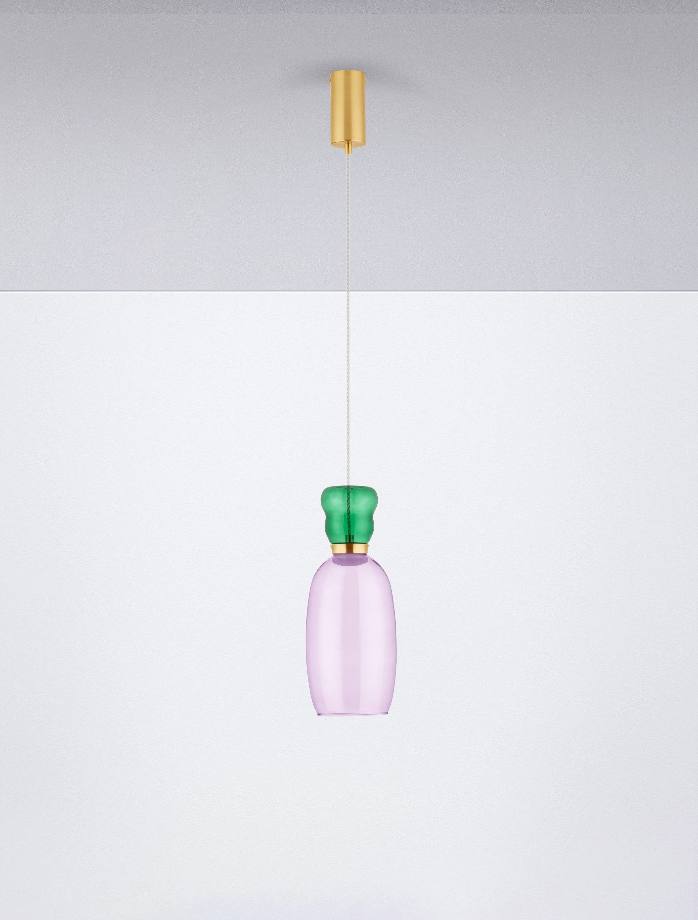 Nova Luce Pendelleuchte PLUMA, LED fest integriert, Warmweiß