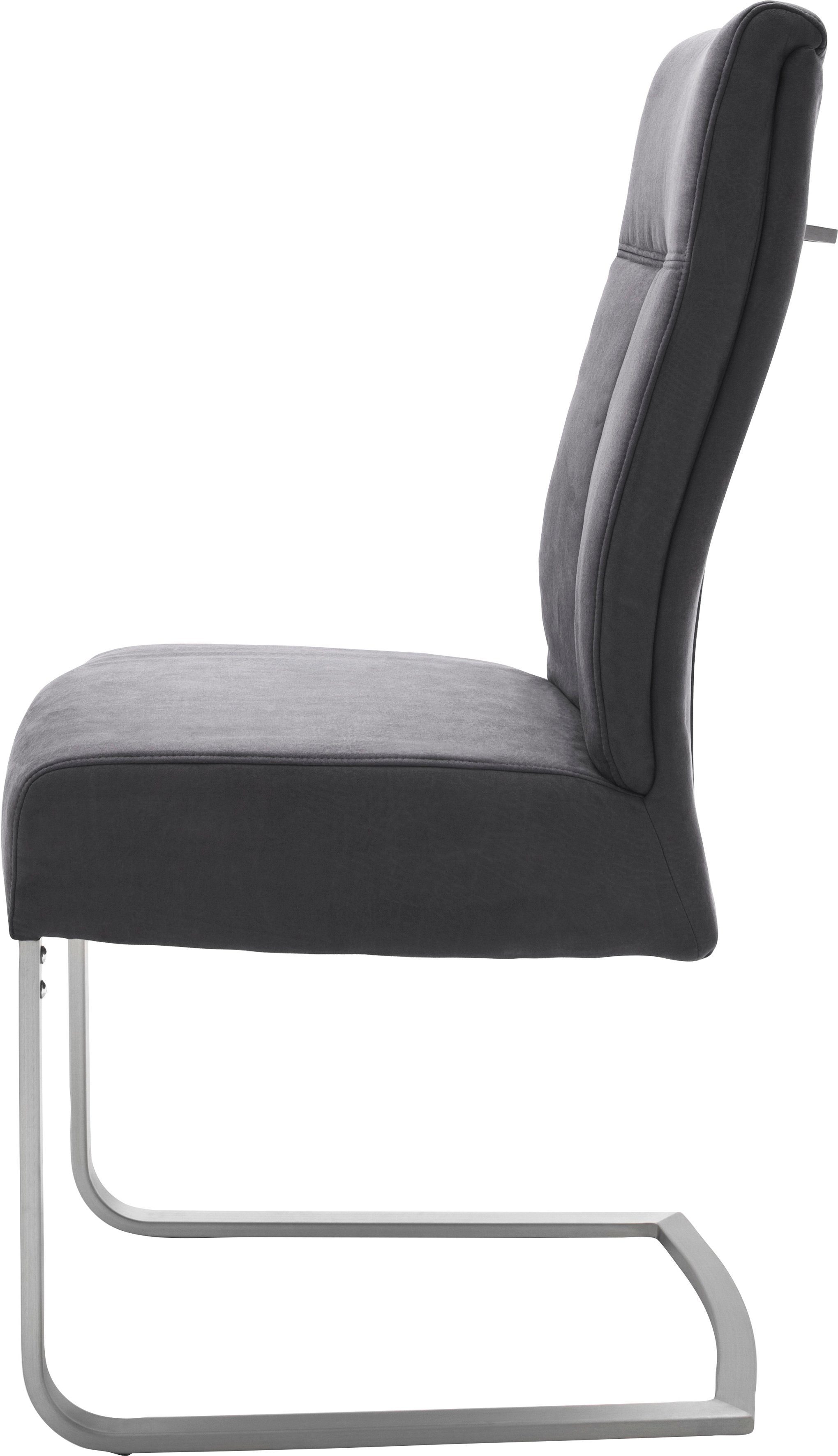 Stuhl belastbar Anthrazit MCA 2 120 furniture bis Freischwinger | Kg (Set, St), Talena Anthrazit