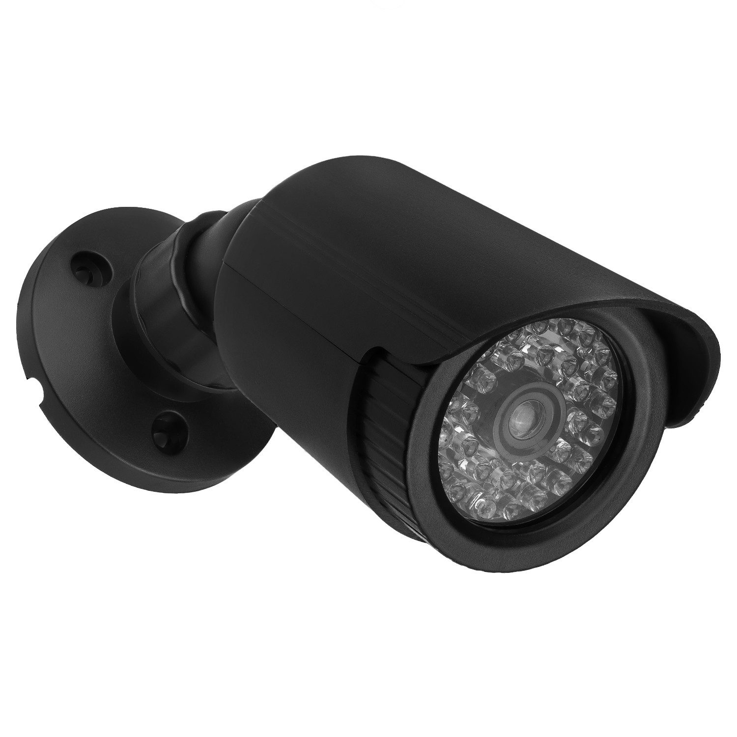 Maclean Überwachungskamera Attrappe IR1800 IR-Kameraattrappe mit blinkender LED-Leuchte (2-tlg., Attrappe einer Röhrenkamera)