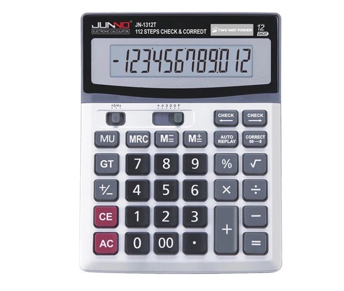 M2-Tec Taschenrechner DM-1200V, Maxi LCD-Display