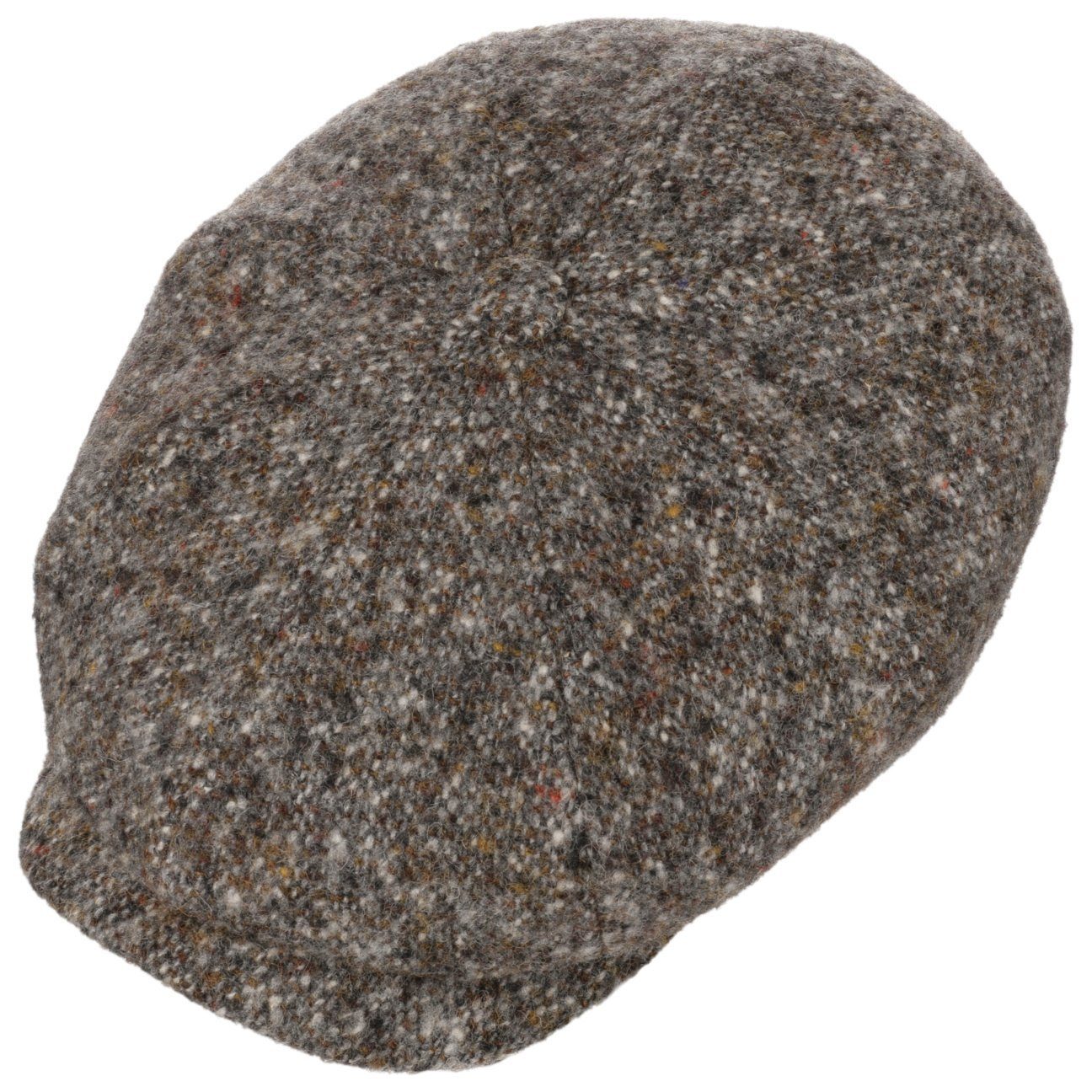 Stetson Wollcap (1-St) Cap Schirm Flat grau mit