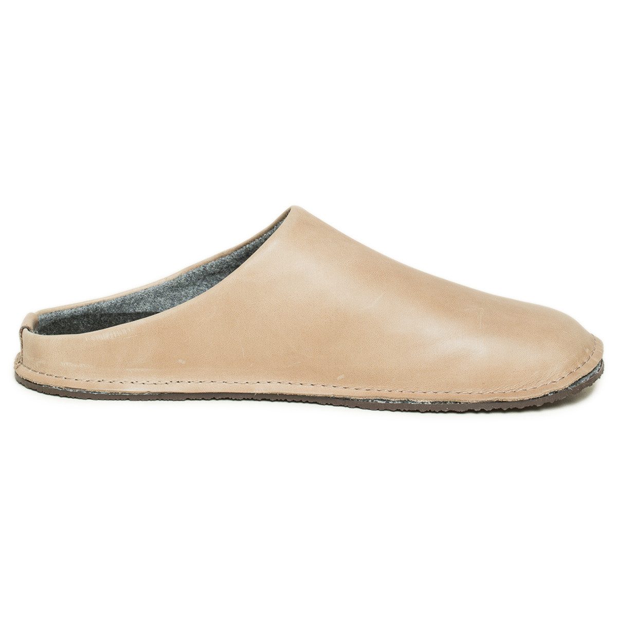 Gottstein Leather Loafer Pantoffel (1-tlg) Pantoffeln - Hausschuh aus Leder, Innensohle aus Filz
