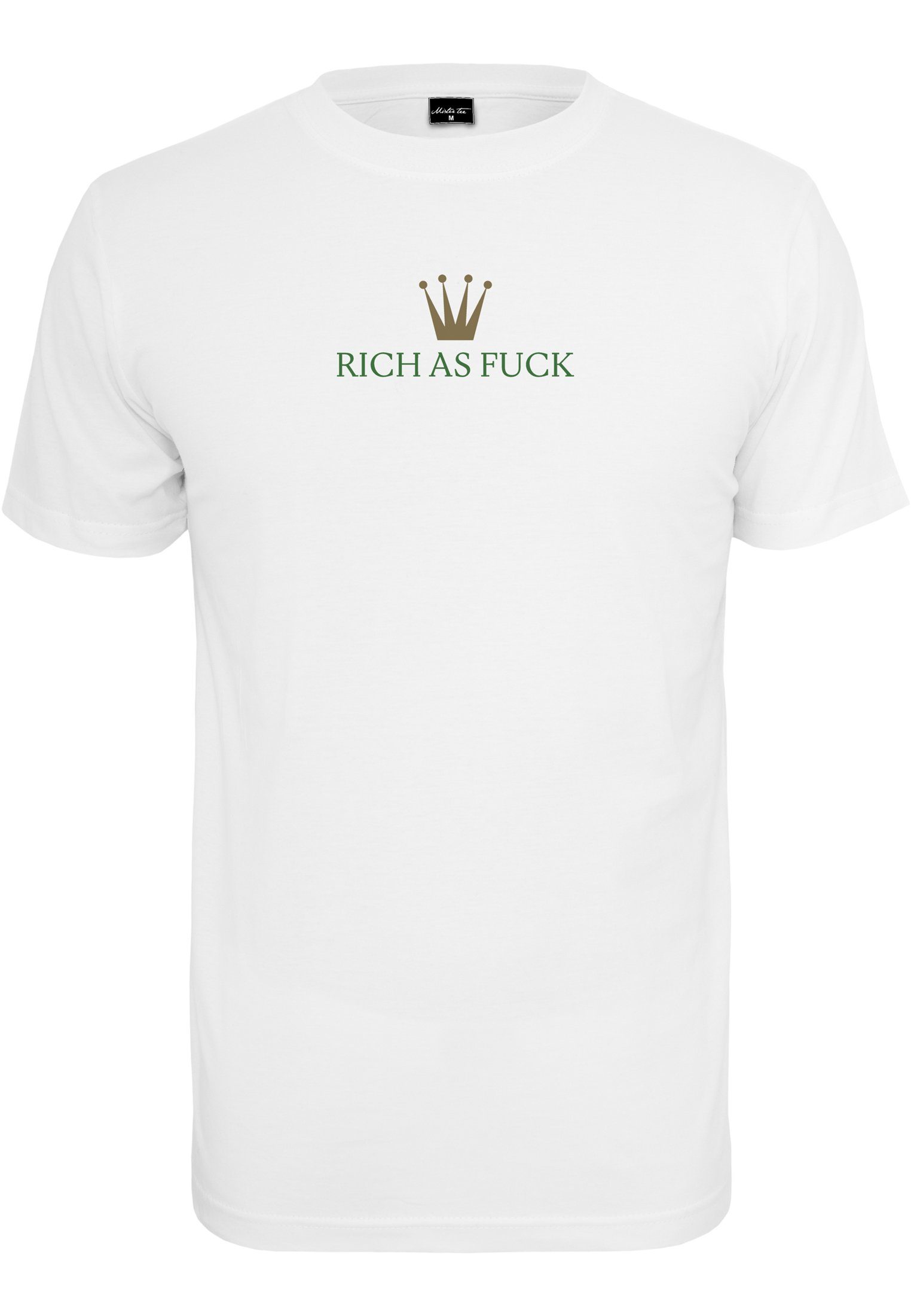 T-Shirt (1-tlg) As Herren white MisterTee Tee Rich Fuck