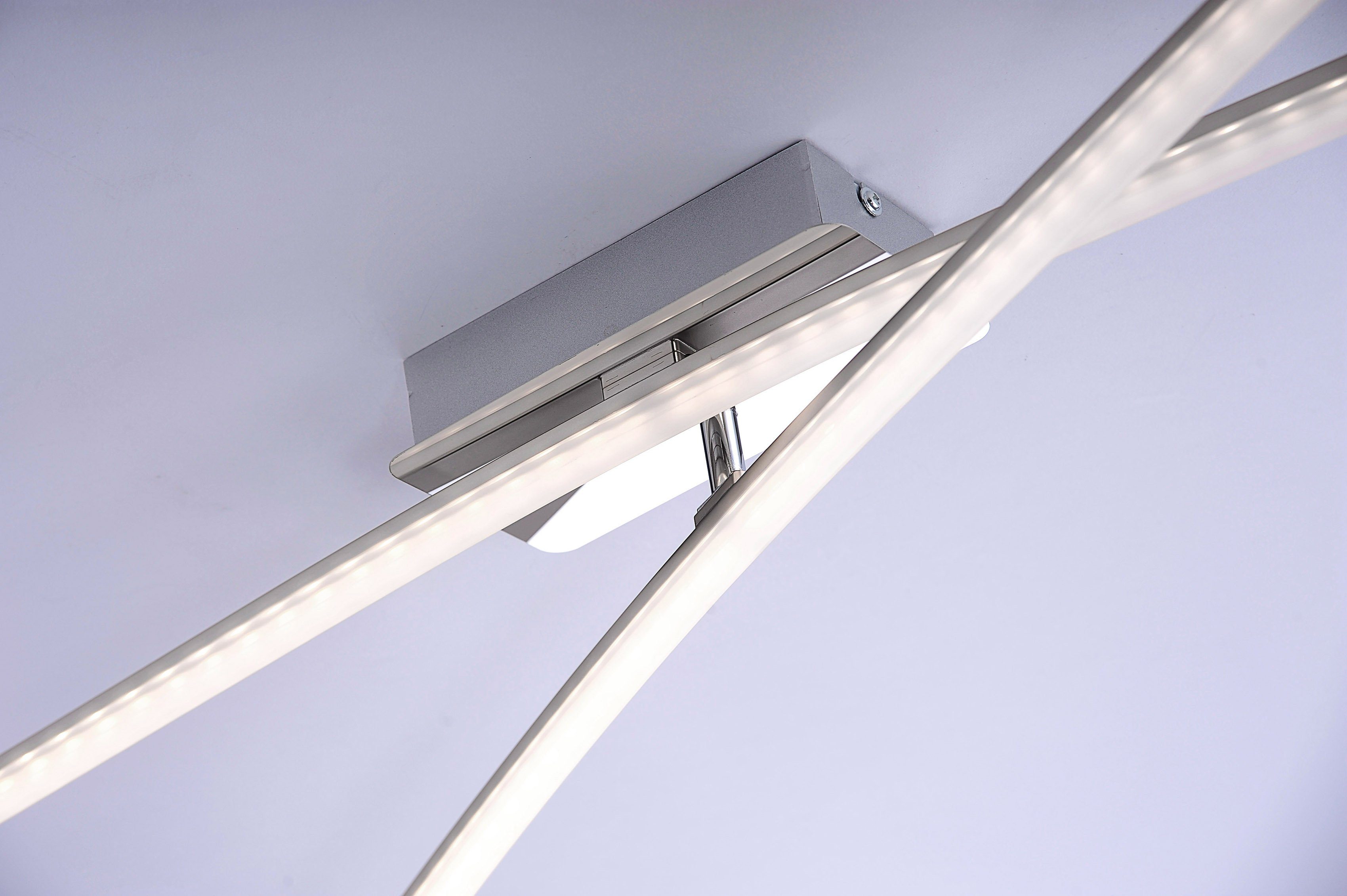 Deckenleuchte Direkt Leuchten fest LED Deckenlampe Warmweiß, LED SIMON, integriert, LED