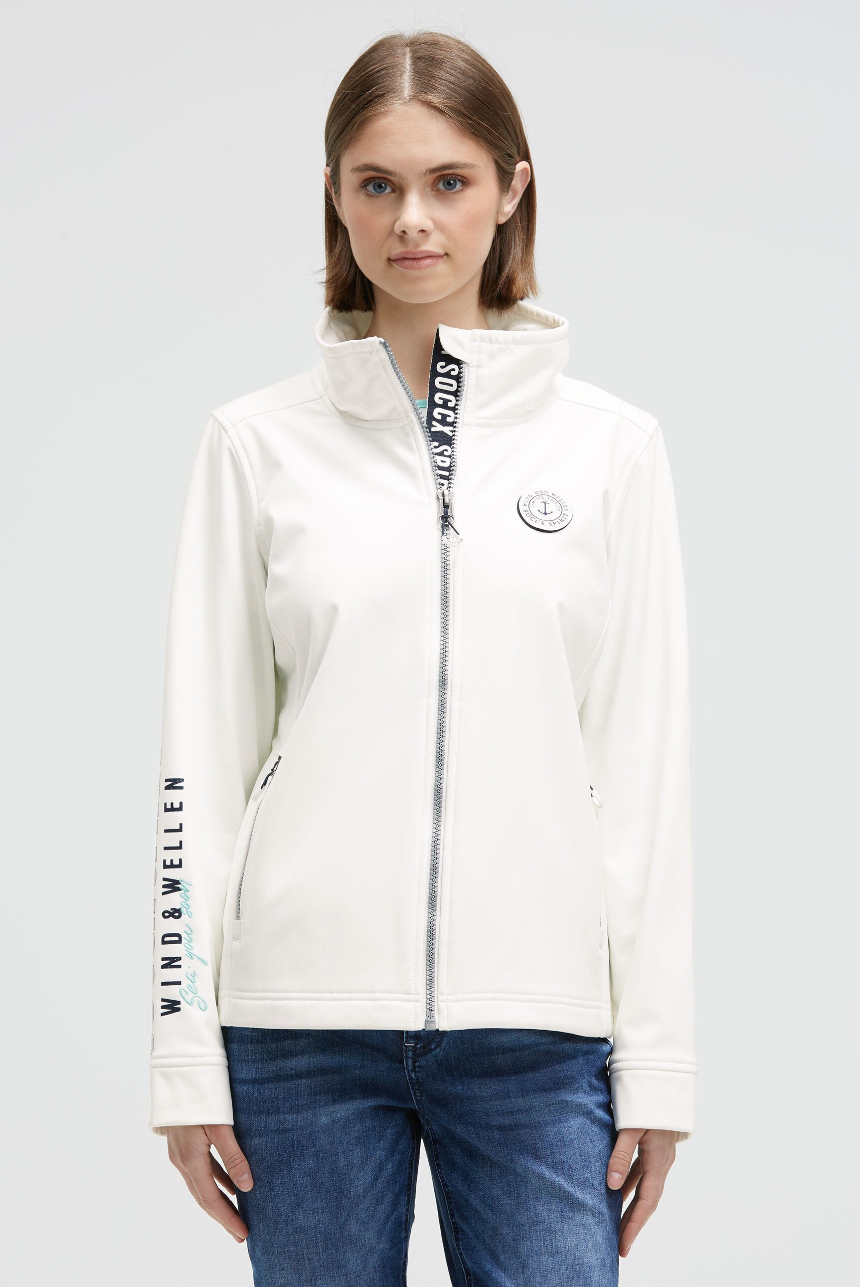 SOCCX Softshelljacke mit Stehkragen günstig online kaufen