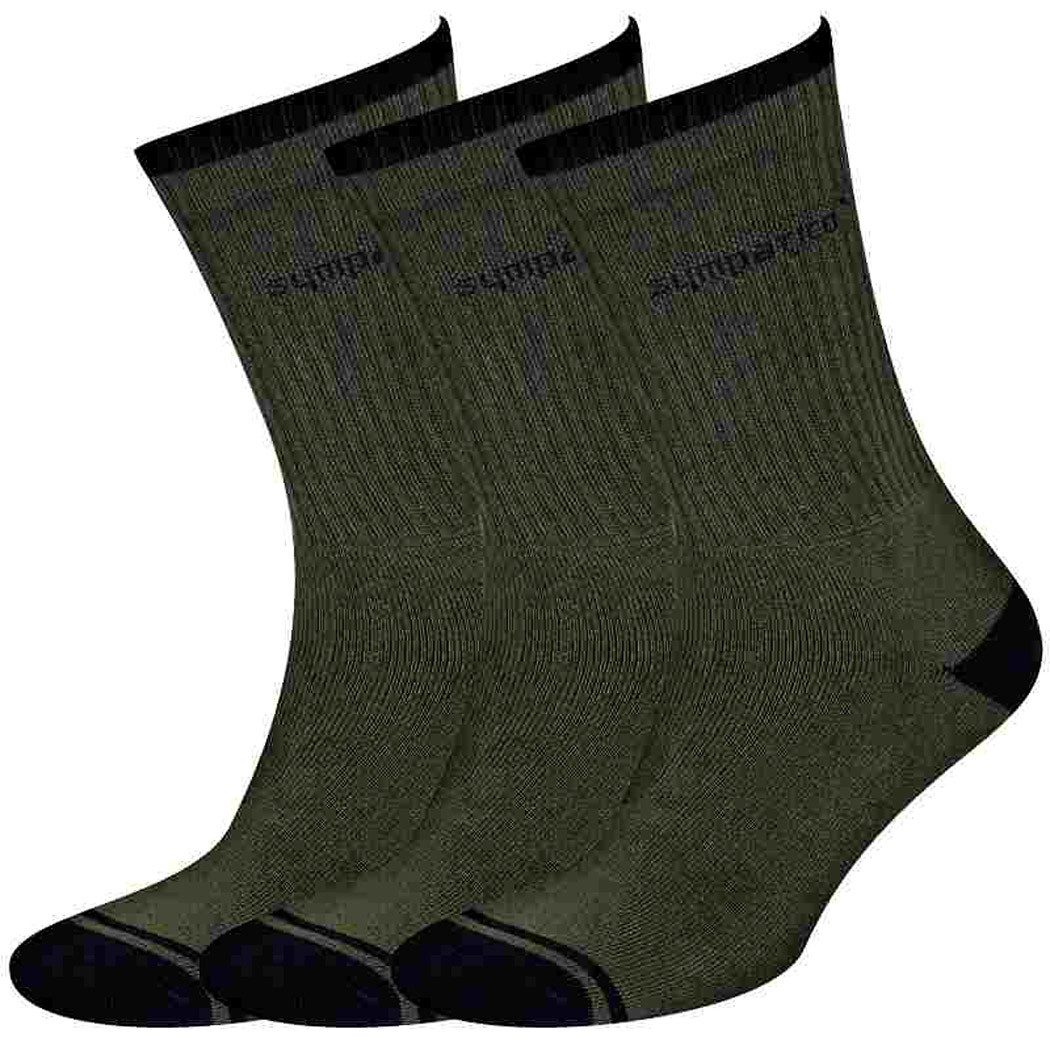 Sympatico Basicsocken Sport Socken (3-Paar, 3 Paare) aus hautfreundlicher Baumwolle