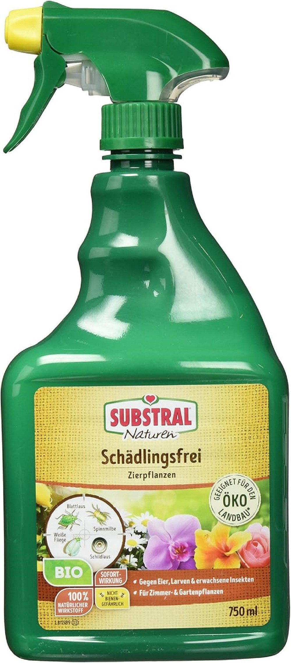 Substral Naturen Insektenspray Substral Naturen Schädlingsfrei Zierpflanzen 750 ml Sprühflasche