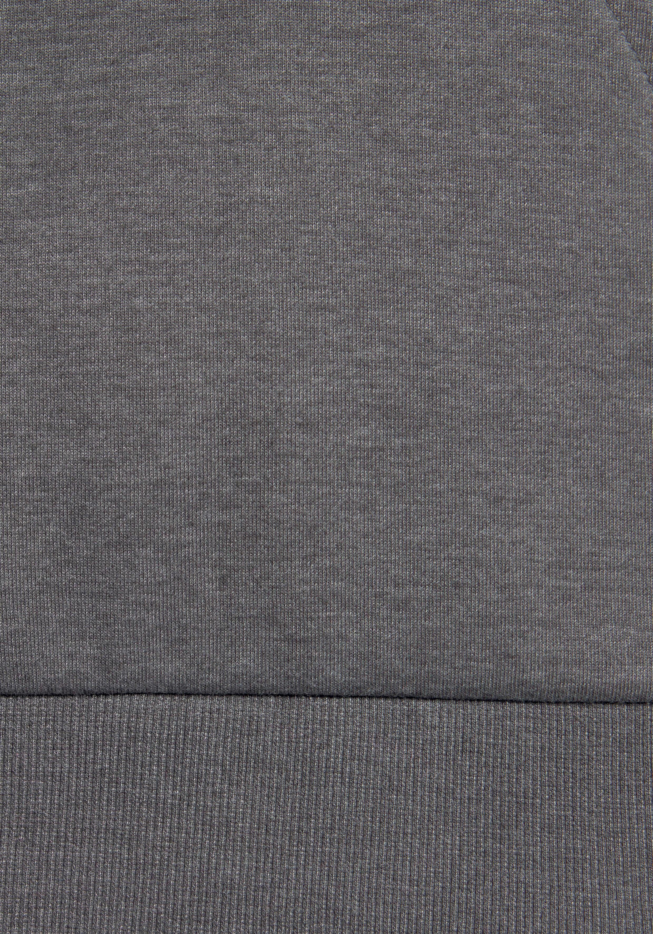 Bench. Loungewear Kapuzensweatshirt mit Seitenstreifen und Kängurutasche, Loungewear