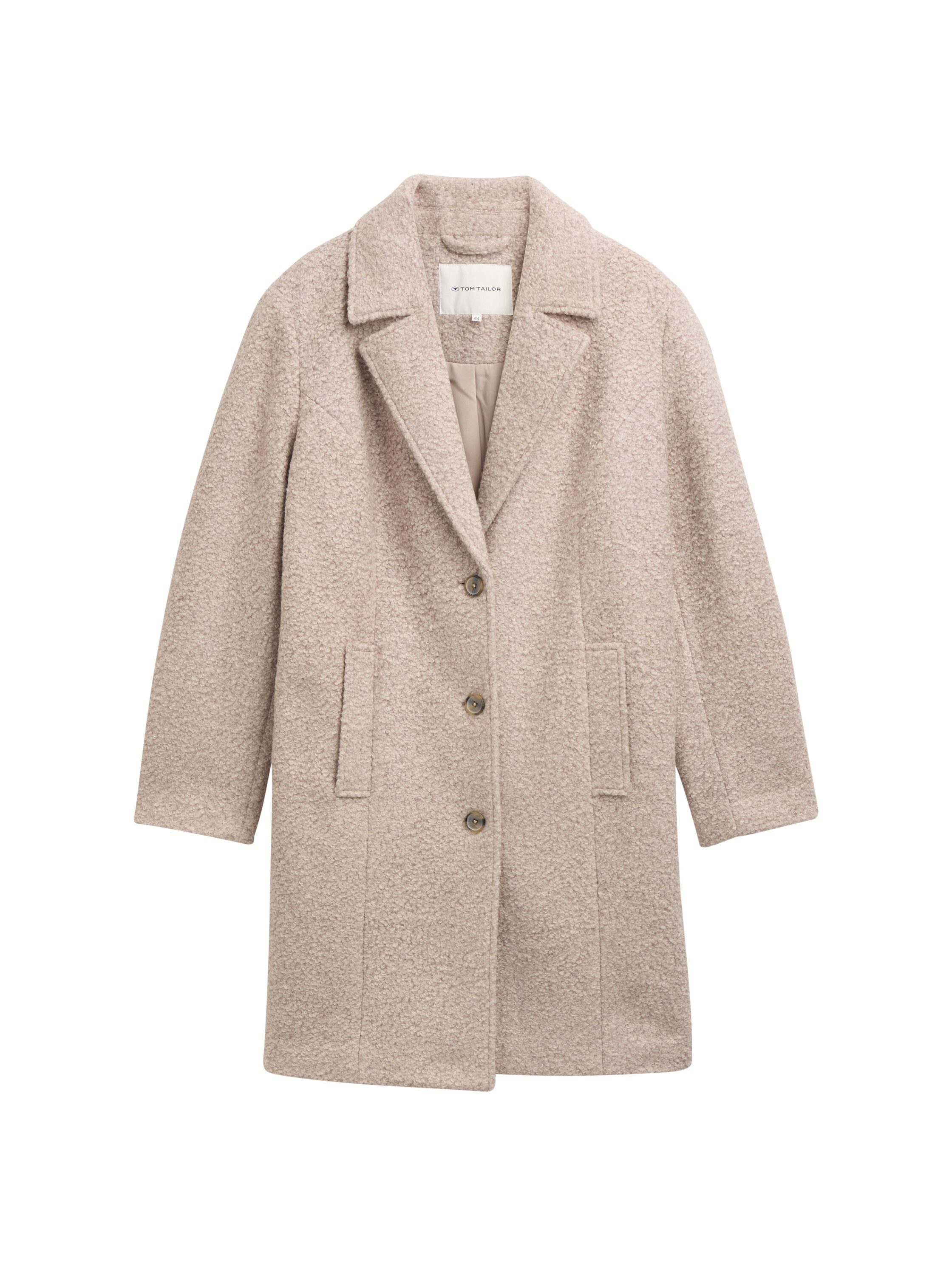 TOM TAILOR PLUS Outdoorjacke boucle coat