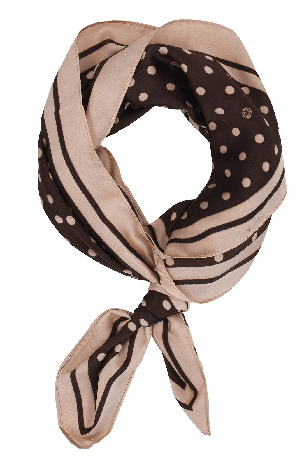 styleBREAKER Modetuch Halstuch mit Punkte Muster, (1-St)