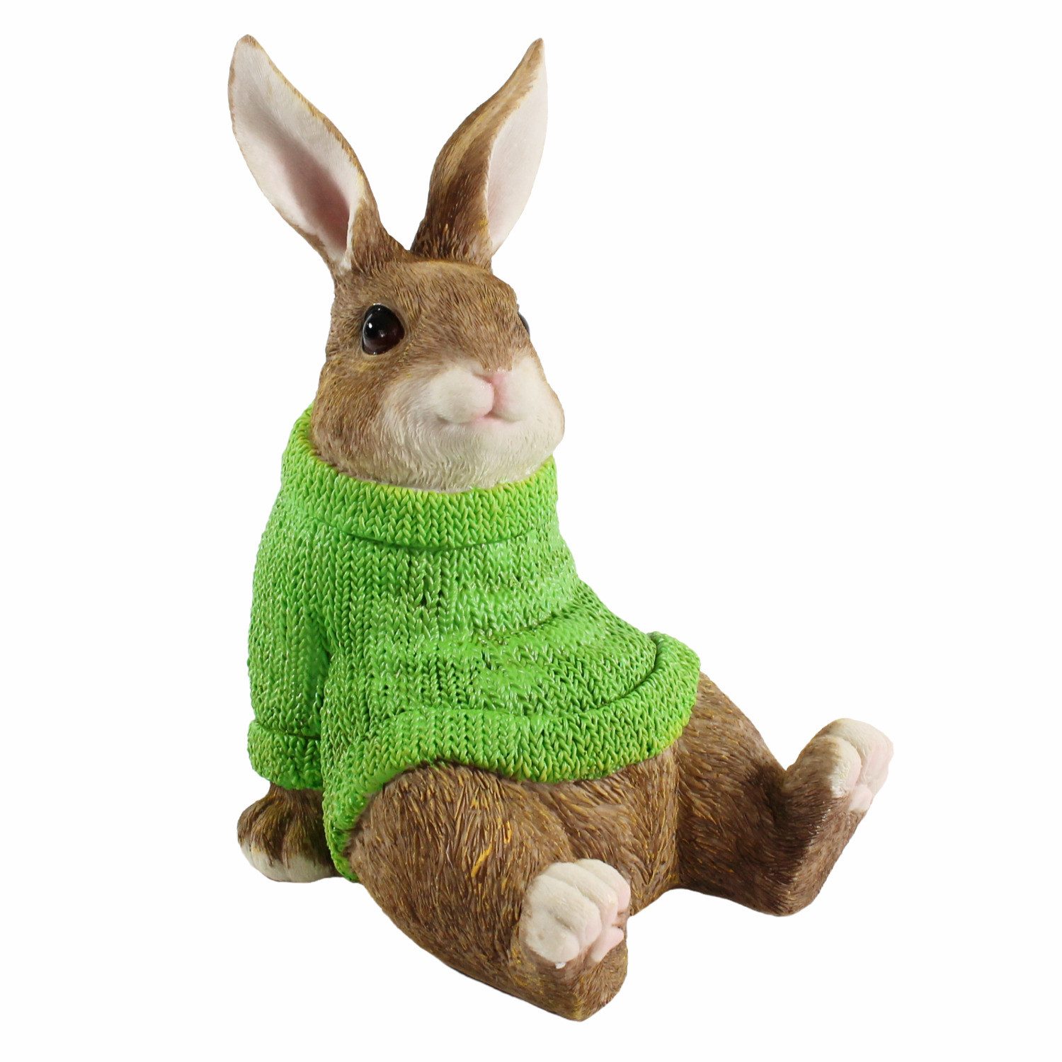 colourliving Osterfigur Dekohase mit farbigen Pullover Osterhase Deko Hasen für Haus/Garten, dieser Deko Hase ist eine charmante Ergänzung für jedes Ambiente