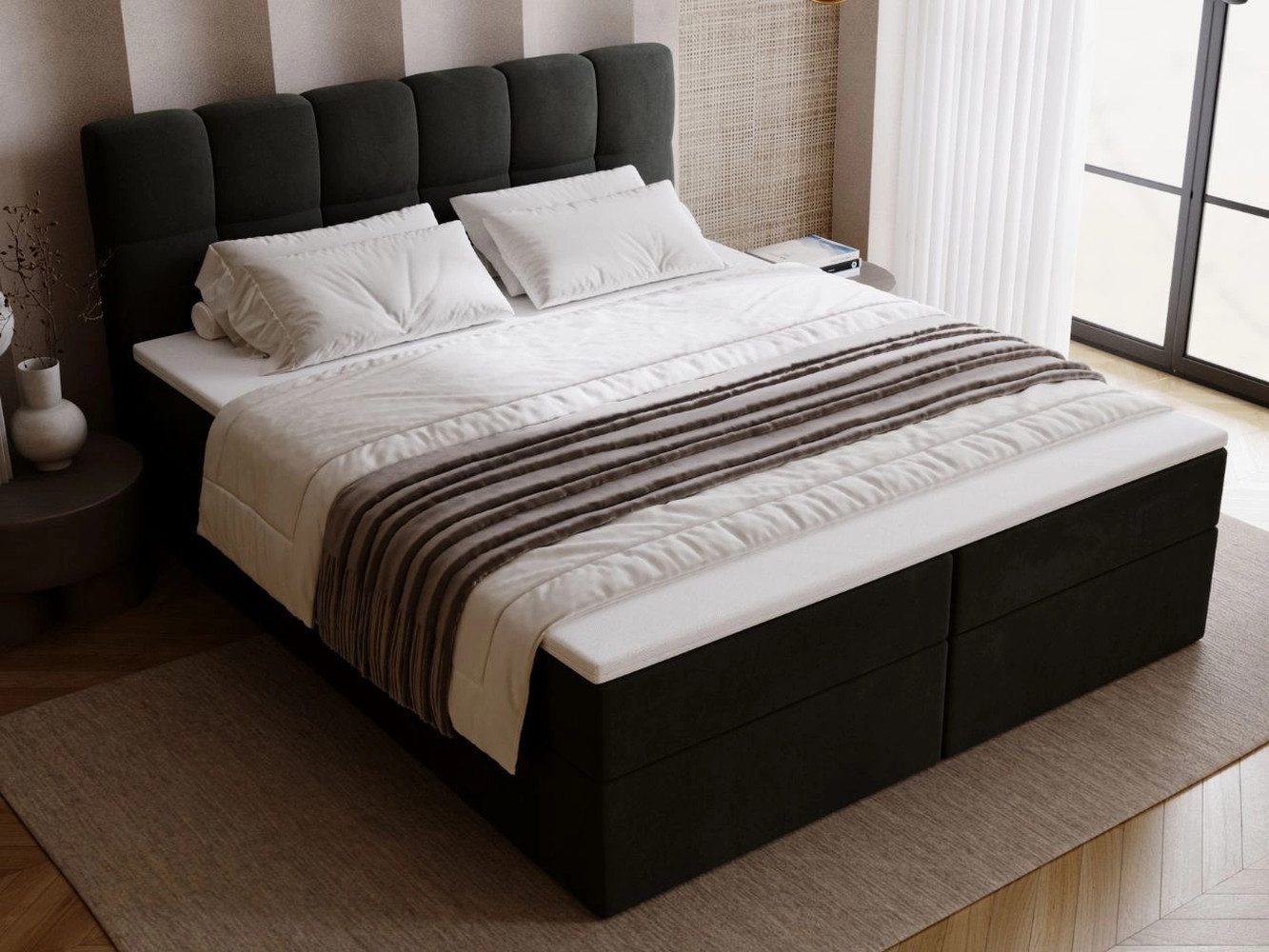 GrainGold Boxspringbett mit Bettkästen MAISON, Bett günstig online kaufen