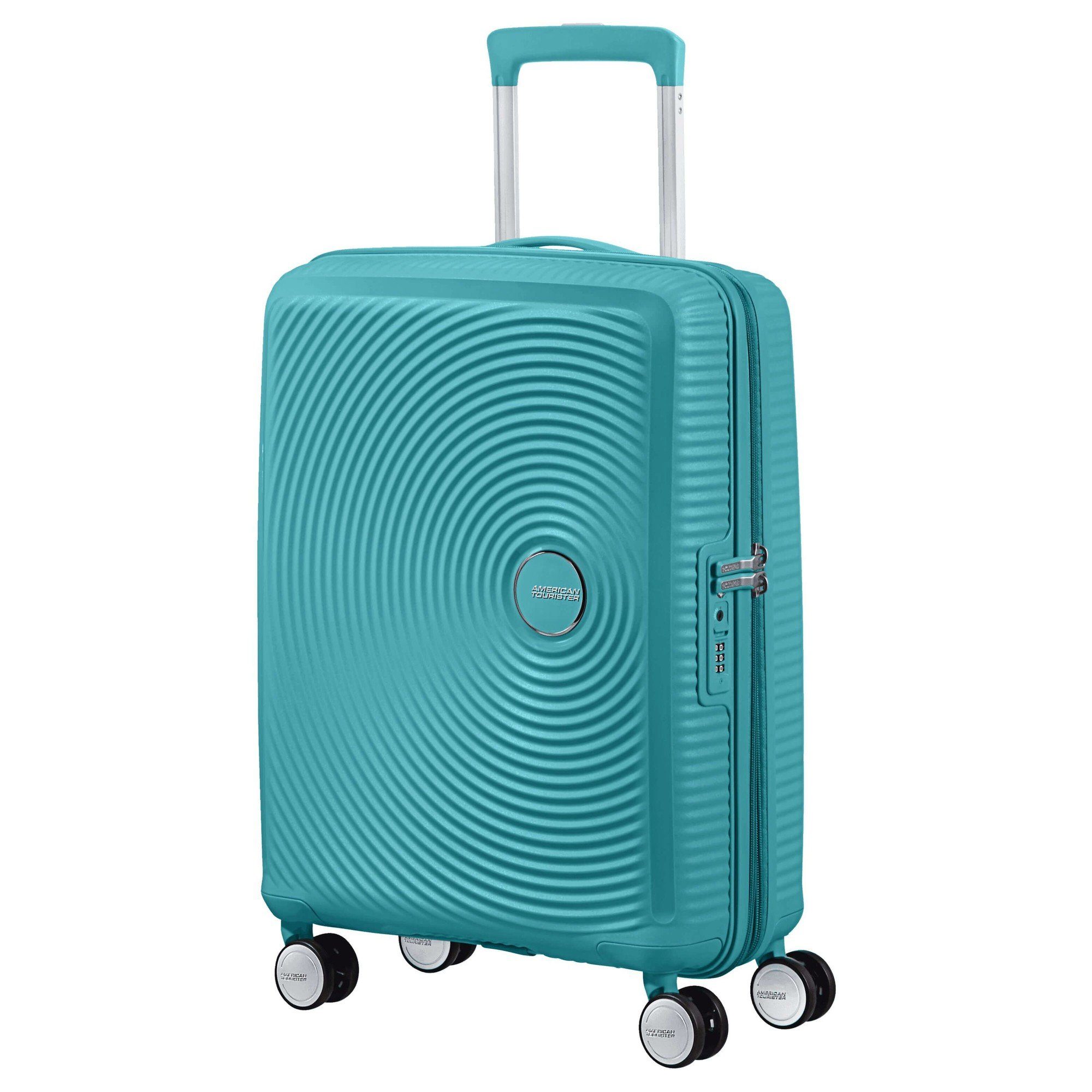 American Tourister® Trolley Soundbox - 4-Rollen-Kabinentrolley S 4 55 erw., Rollen cm turquoise