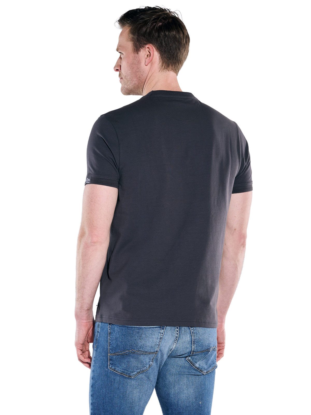 Engbers T-Shirt Herren Rundhals T-Shirt, Saphirblau