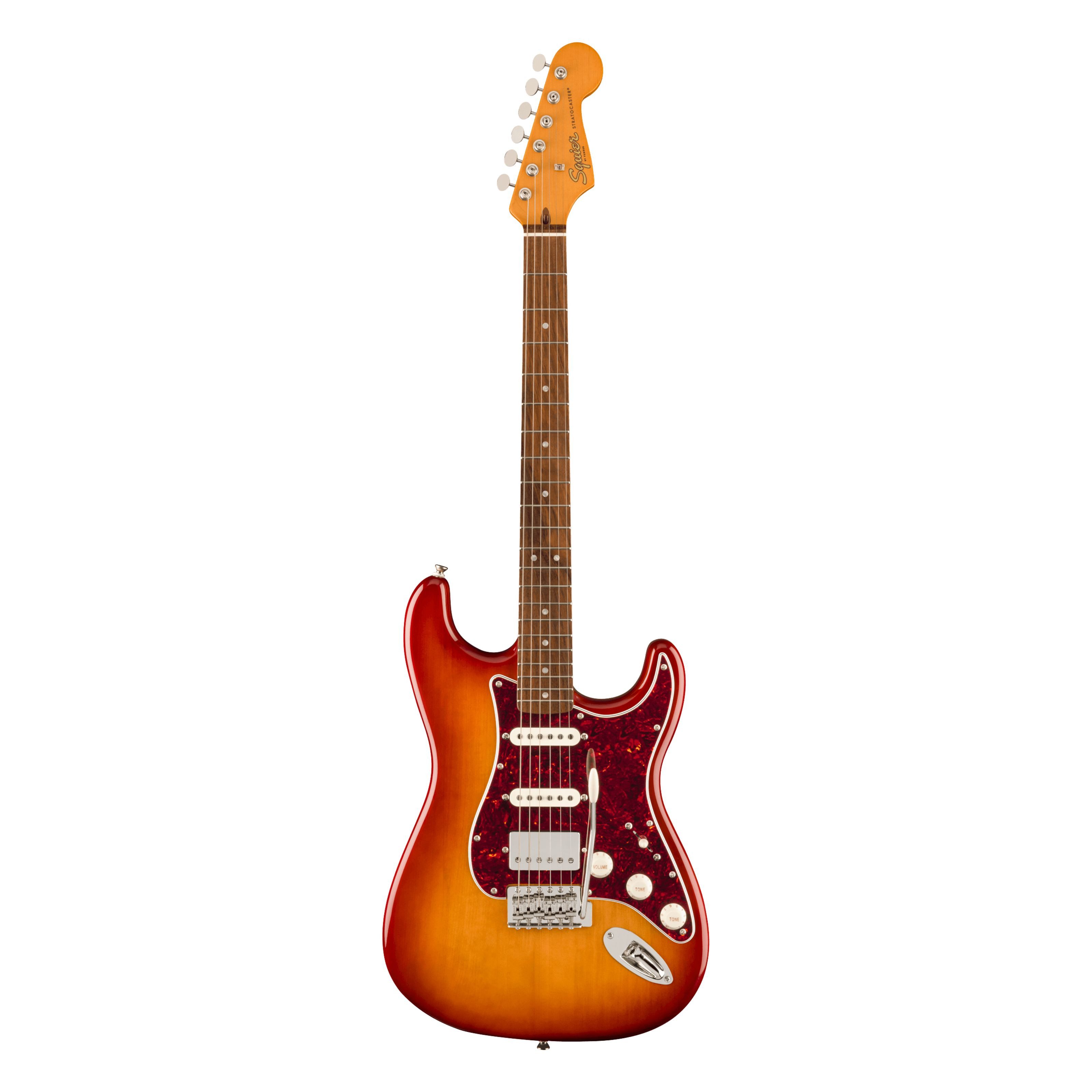 Squier E-Gitarre, Limited Edition Classic Vibe '60s Stratocaster HSS Sienna Sunburst -