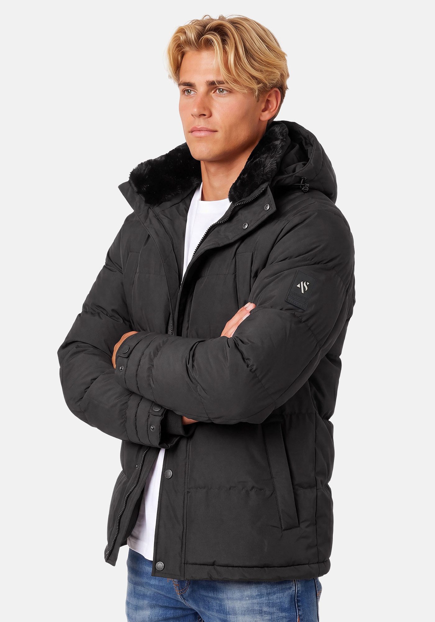 Alessandro Salvarini Winterjacke ASEzkimo mit warmen Teddyfell – Bild 3 von 5